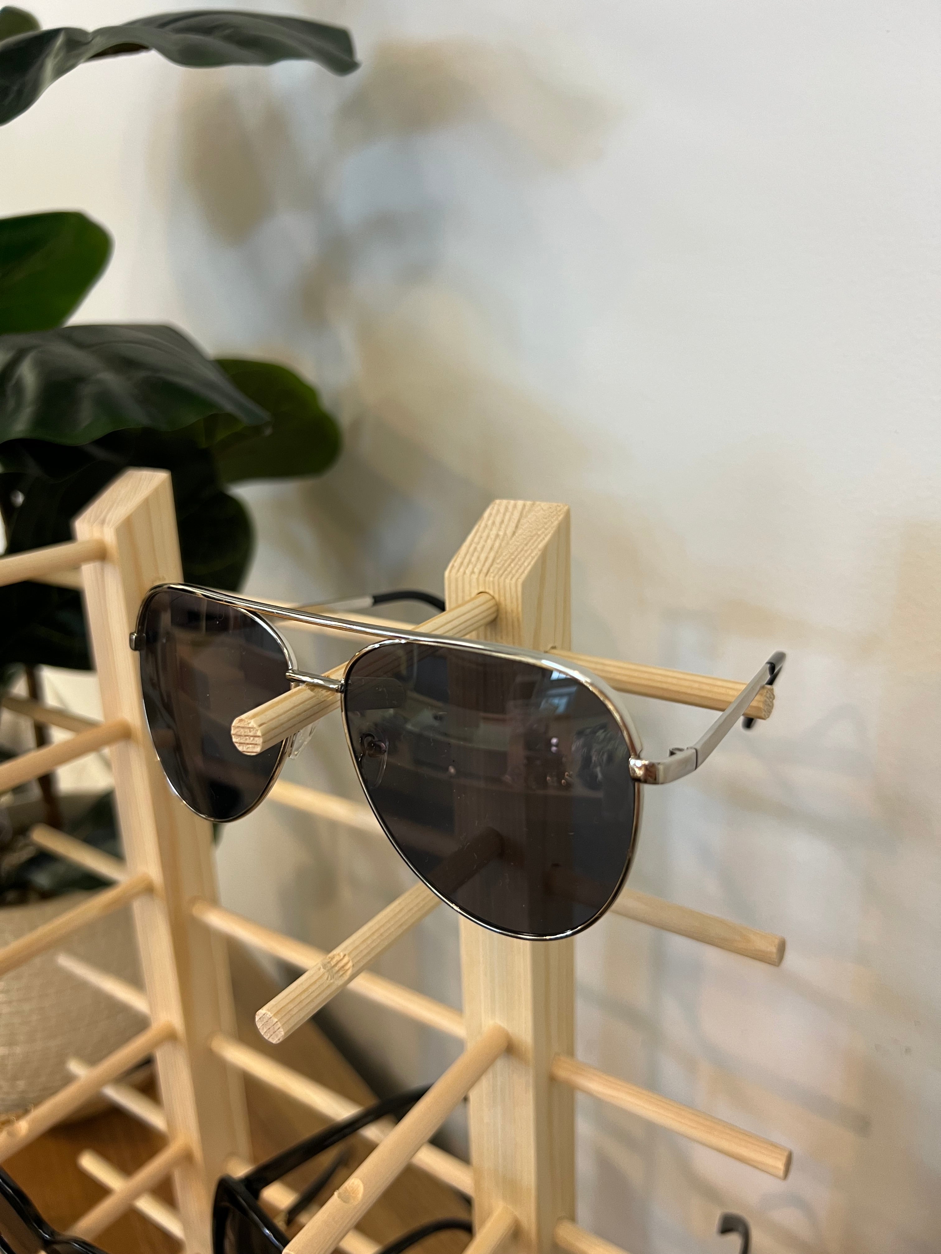 Dark Grey Aviators