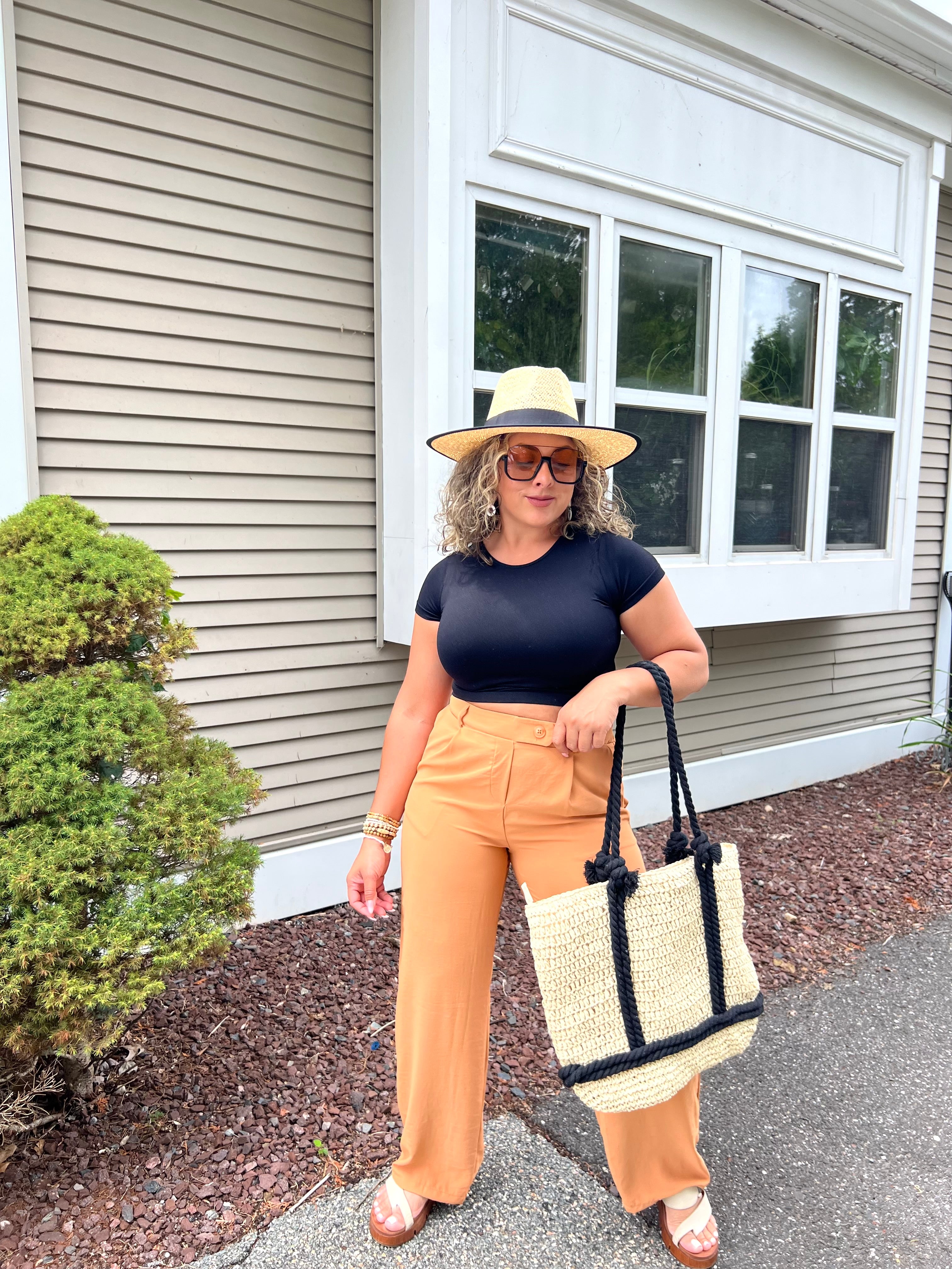 Casual Button Trousers