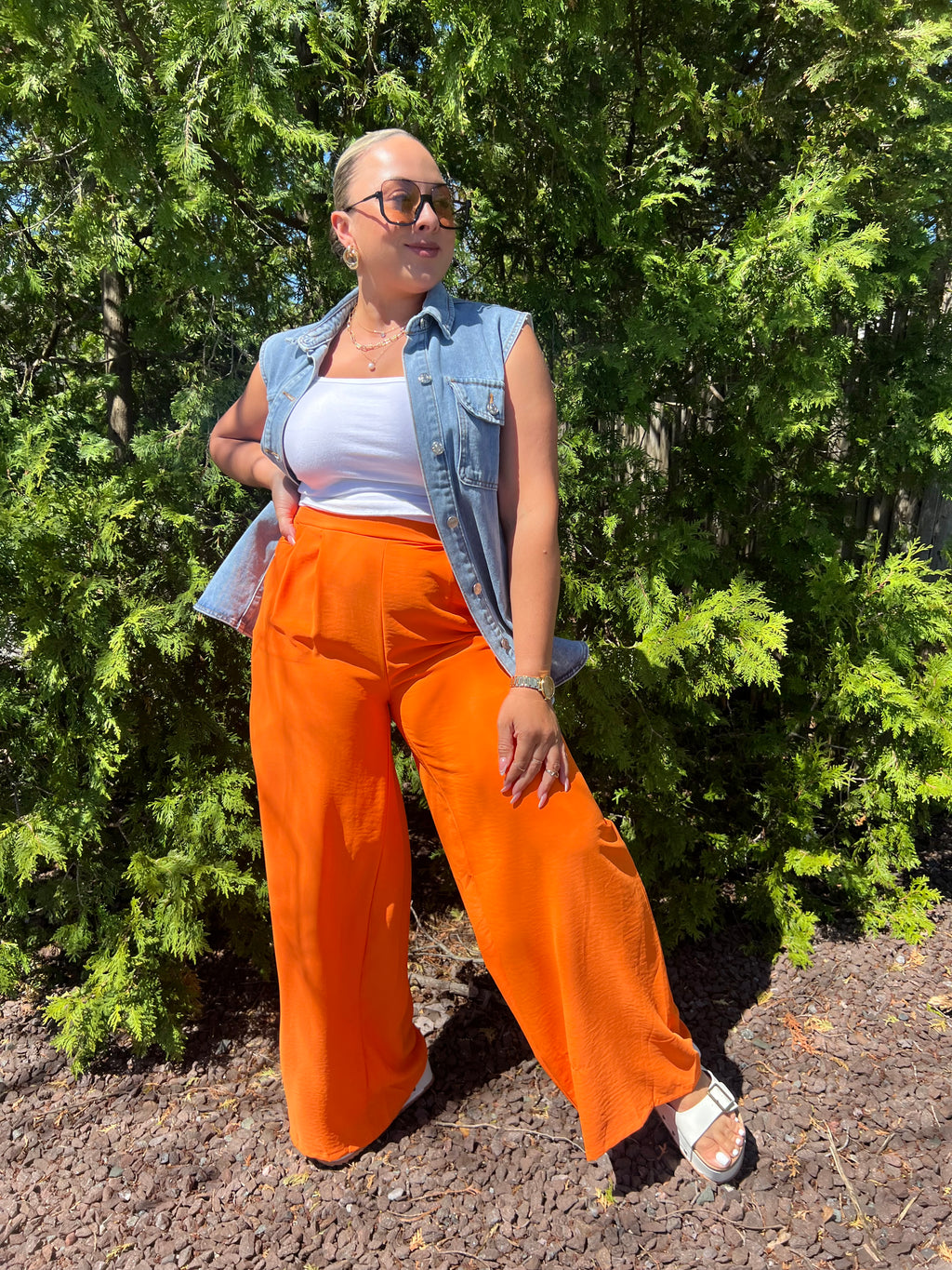 Stretch Silk Trousers
