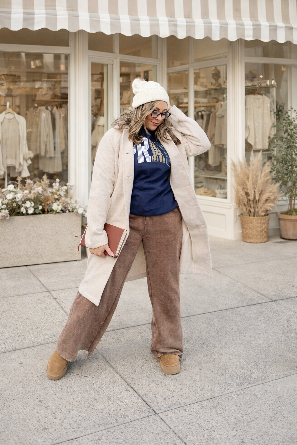 Navy Pray Sweatshirt
