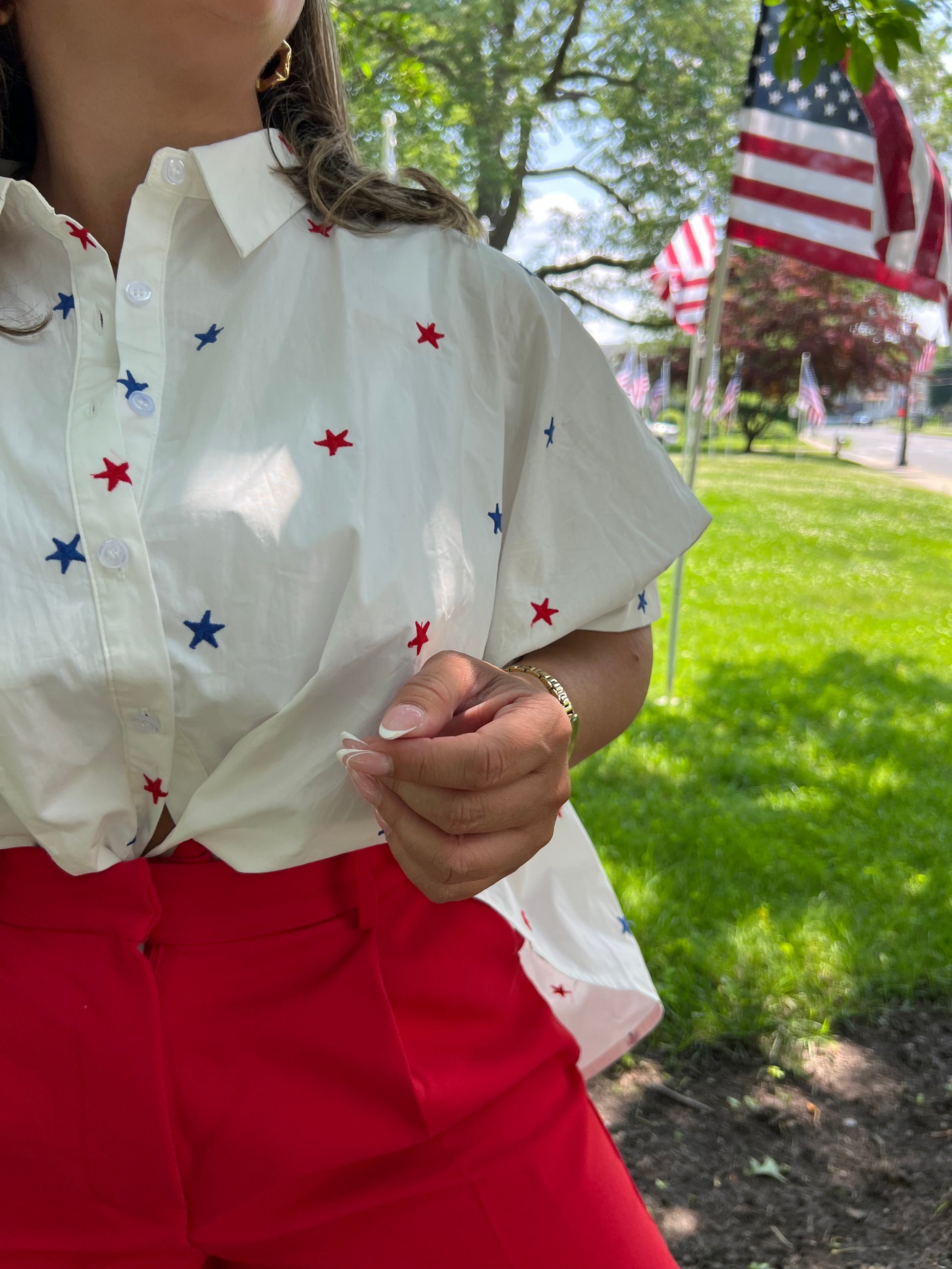 All-American Babe Button Up