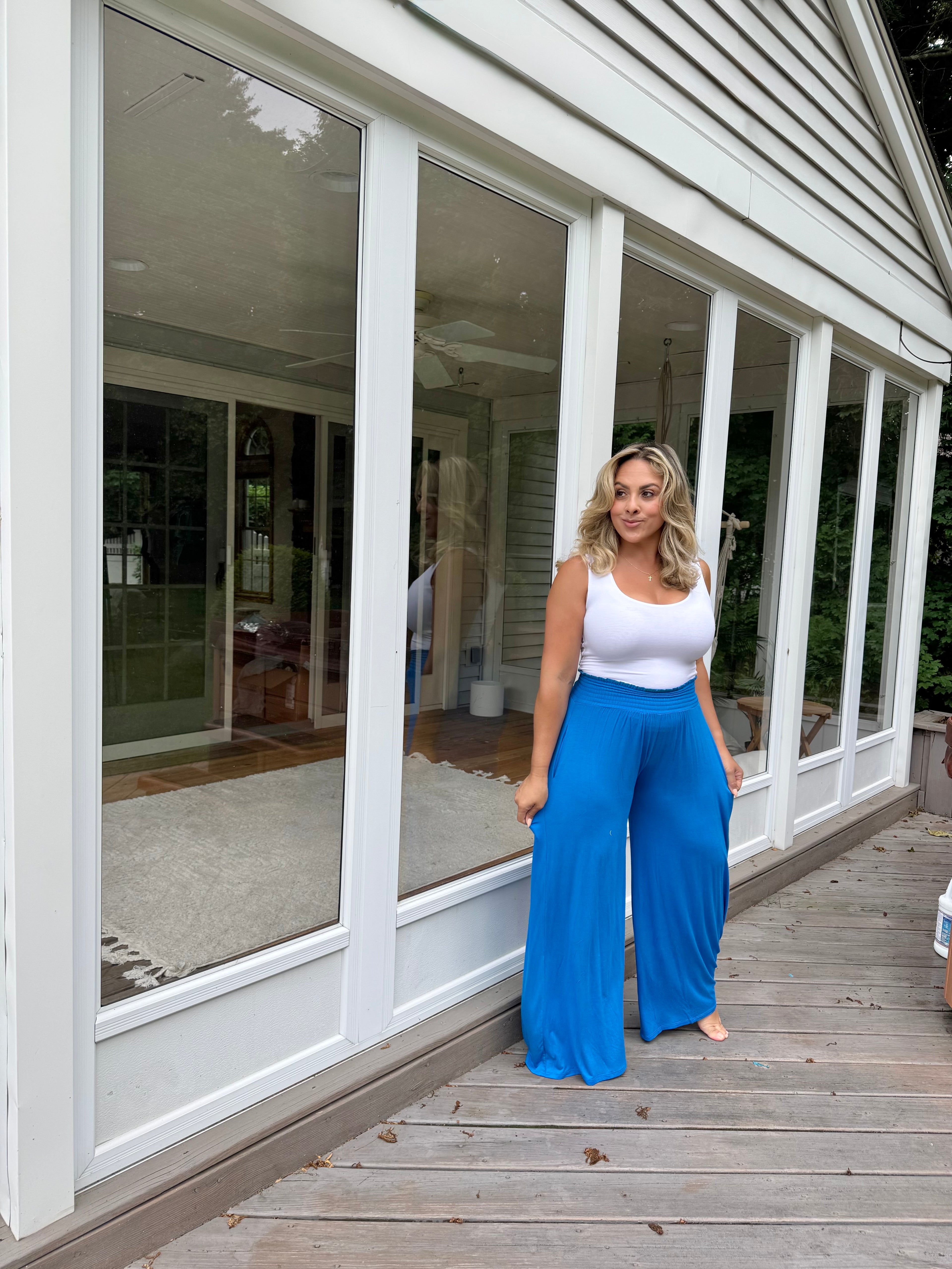 Classic Basic Wide Leg Pants