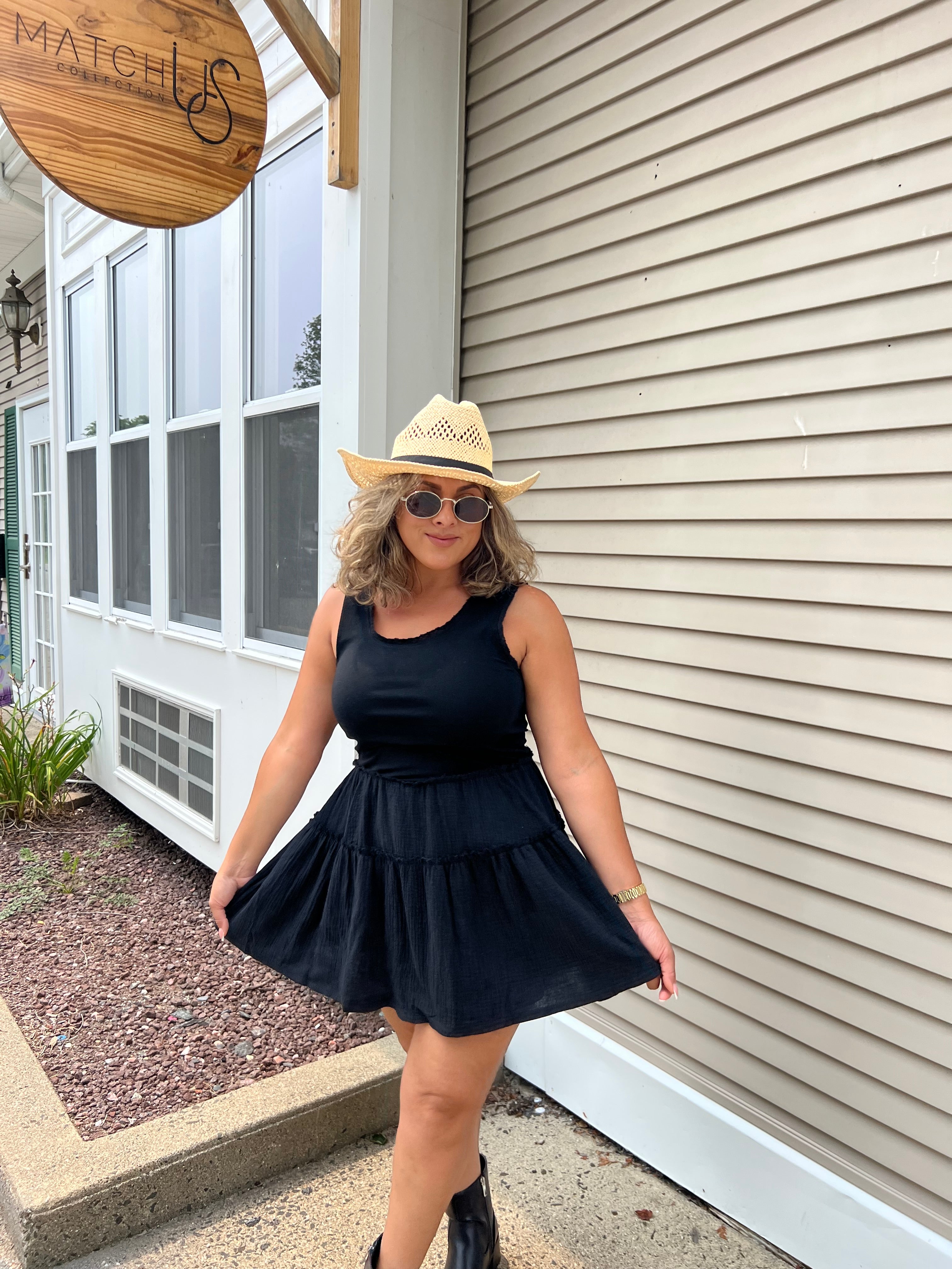 Casual Ruffle Mini Dress