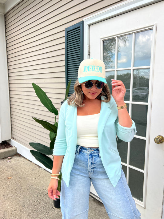 Haute Monde Teal Blazer