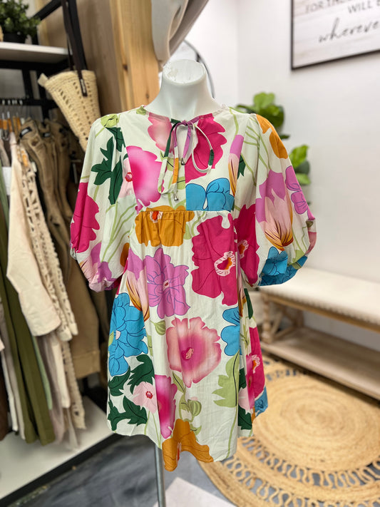 Floral Babydoll Dress