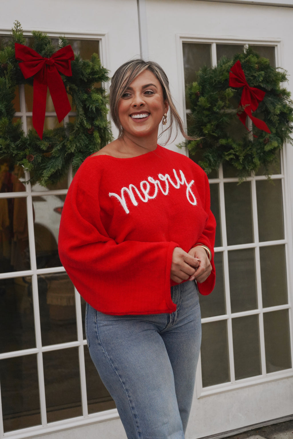 Merry Tinsel Sweater