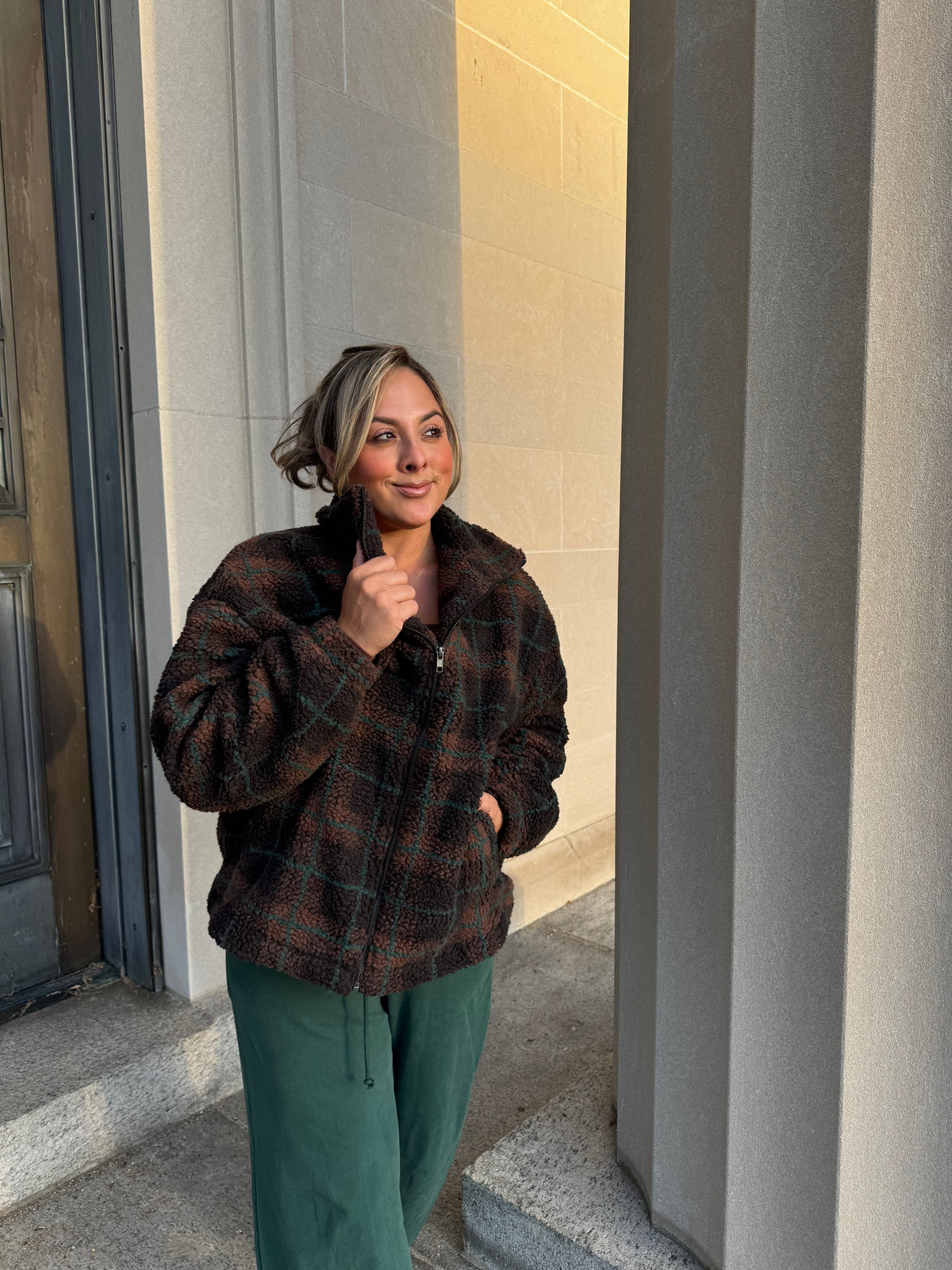Teddy Mocha Blend Jacket