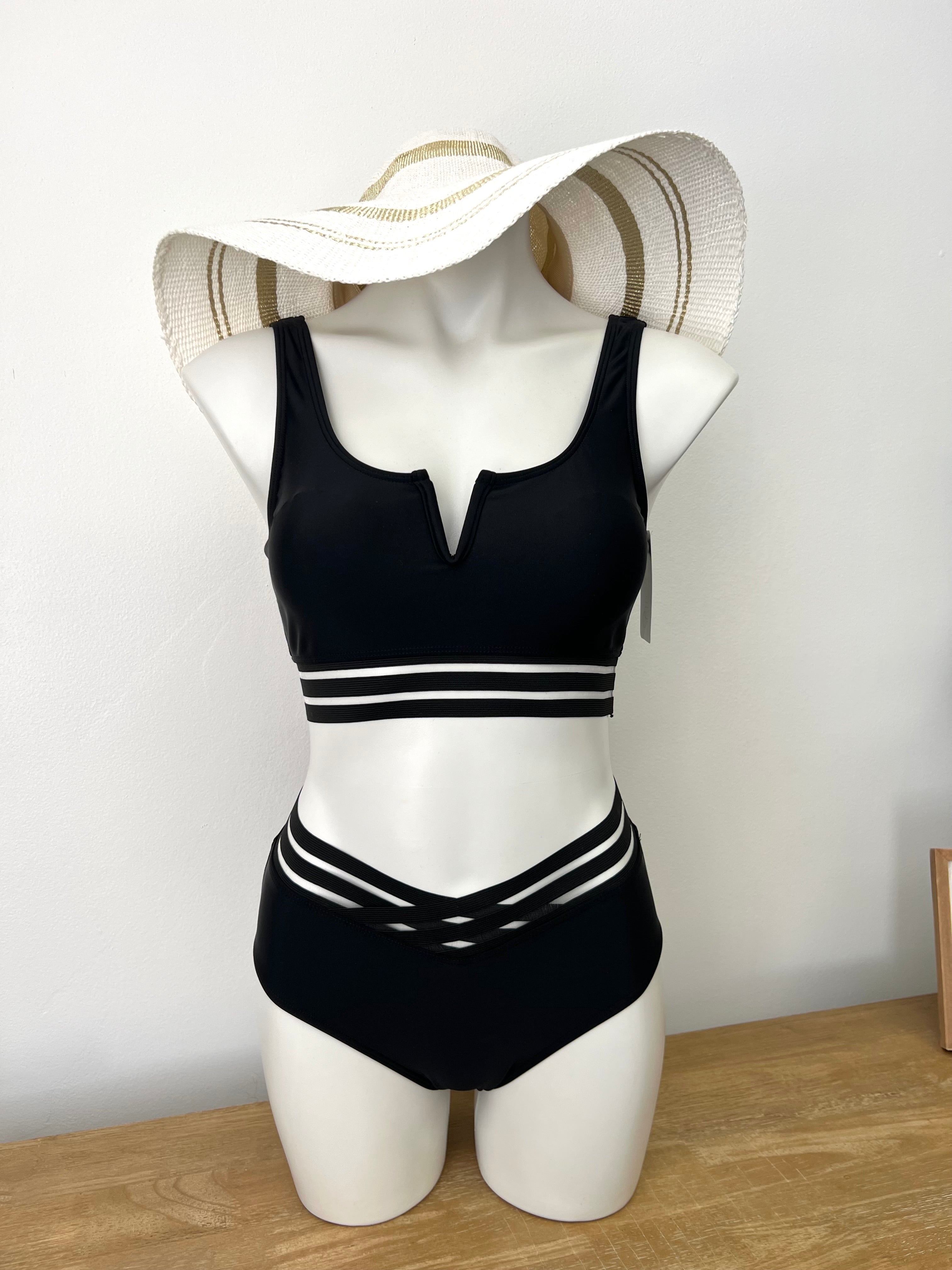 Black Two Piece Bikini