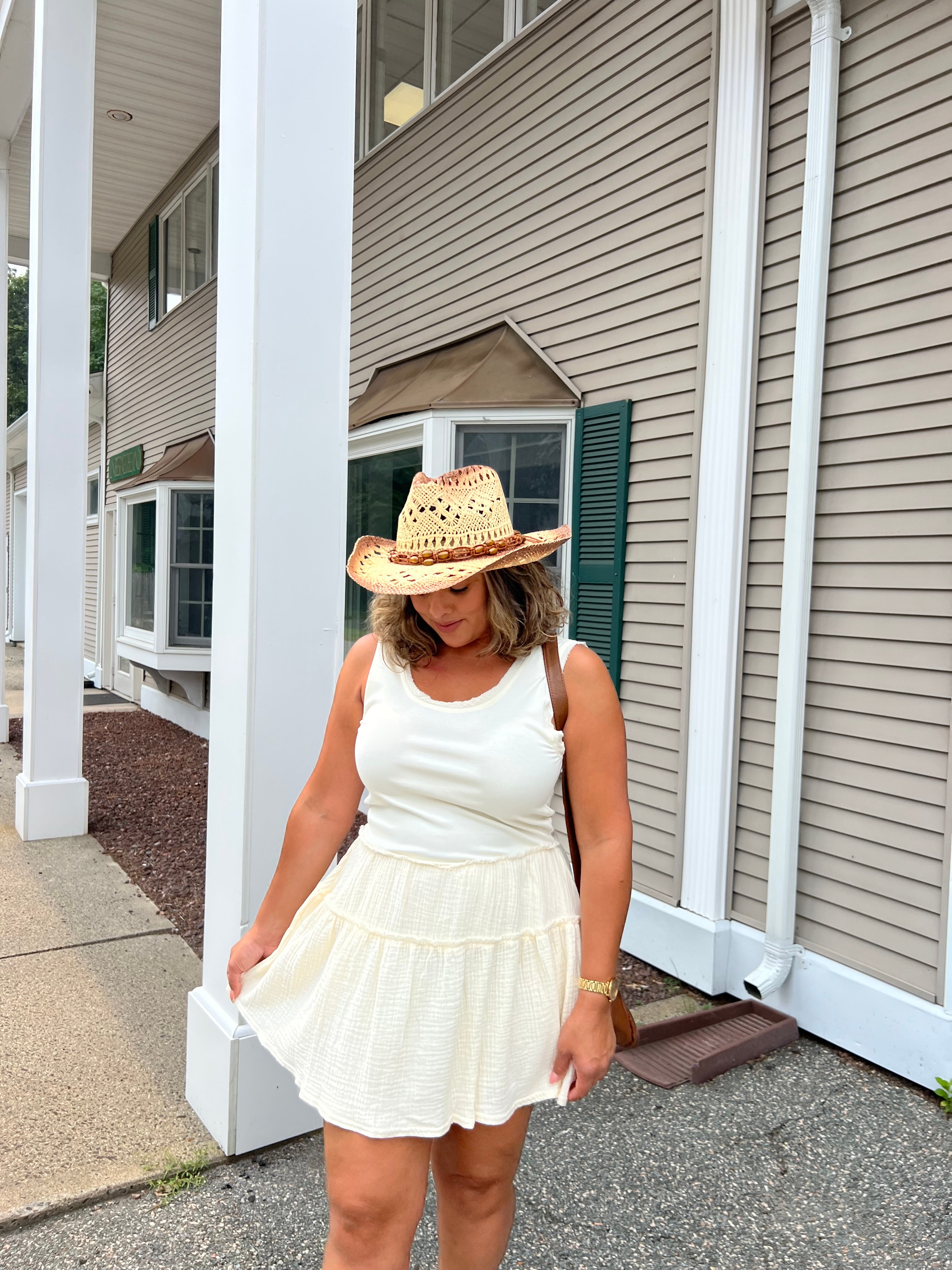 Casual Ruffle Mini Dress