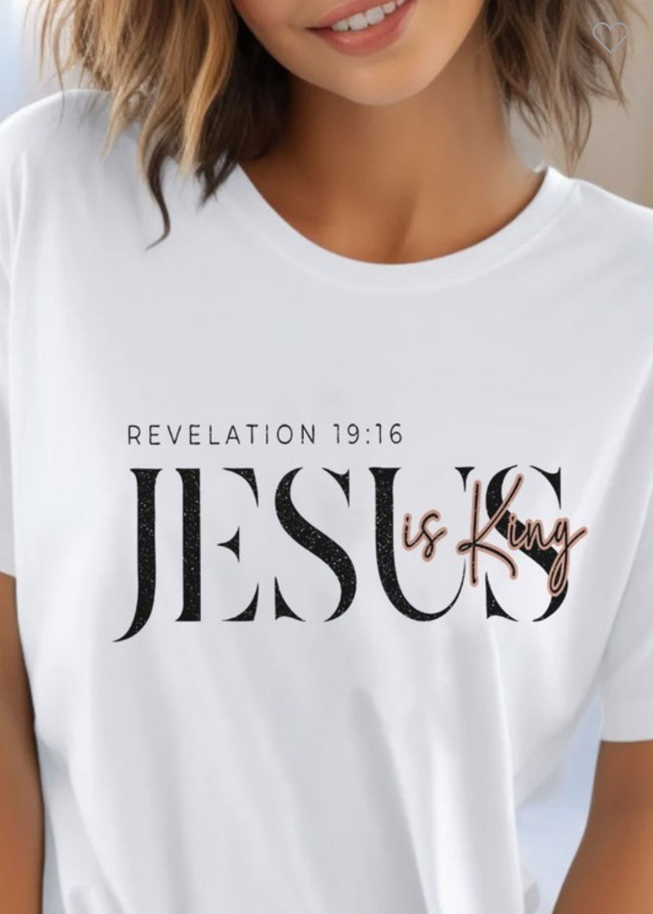 REV Jesus Is King T-shirt