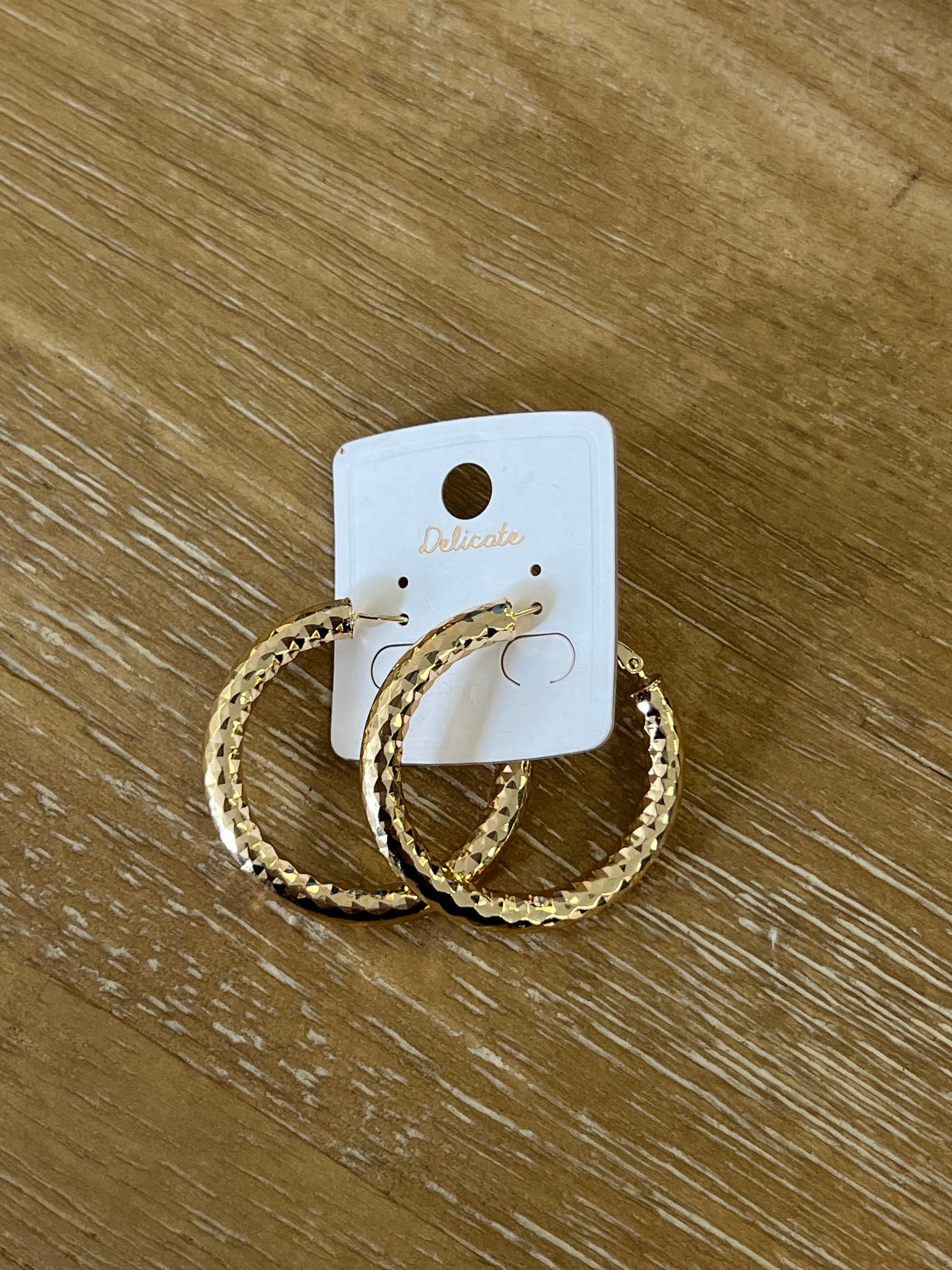 Gold Hoop Earrings