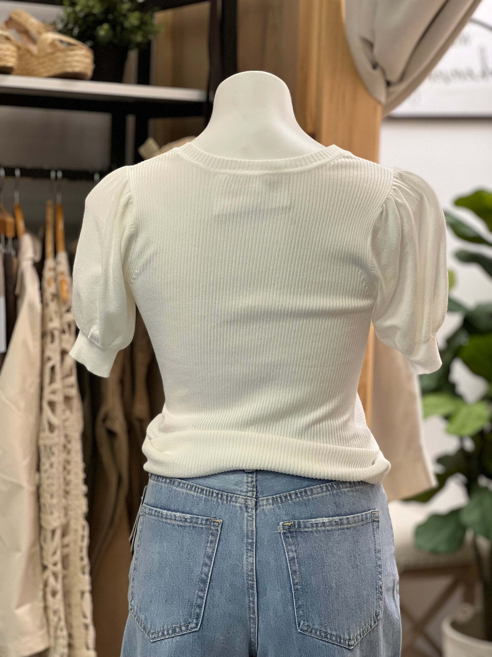 Ivory Puff Top