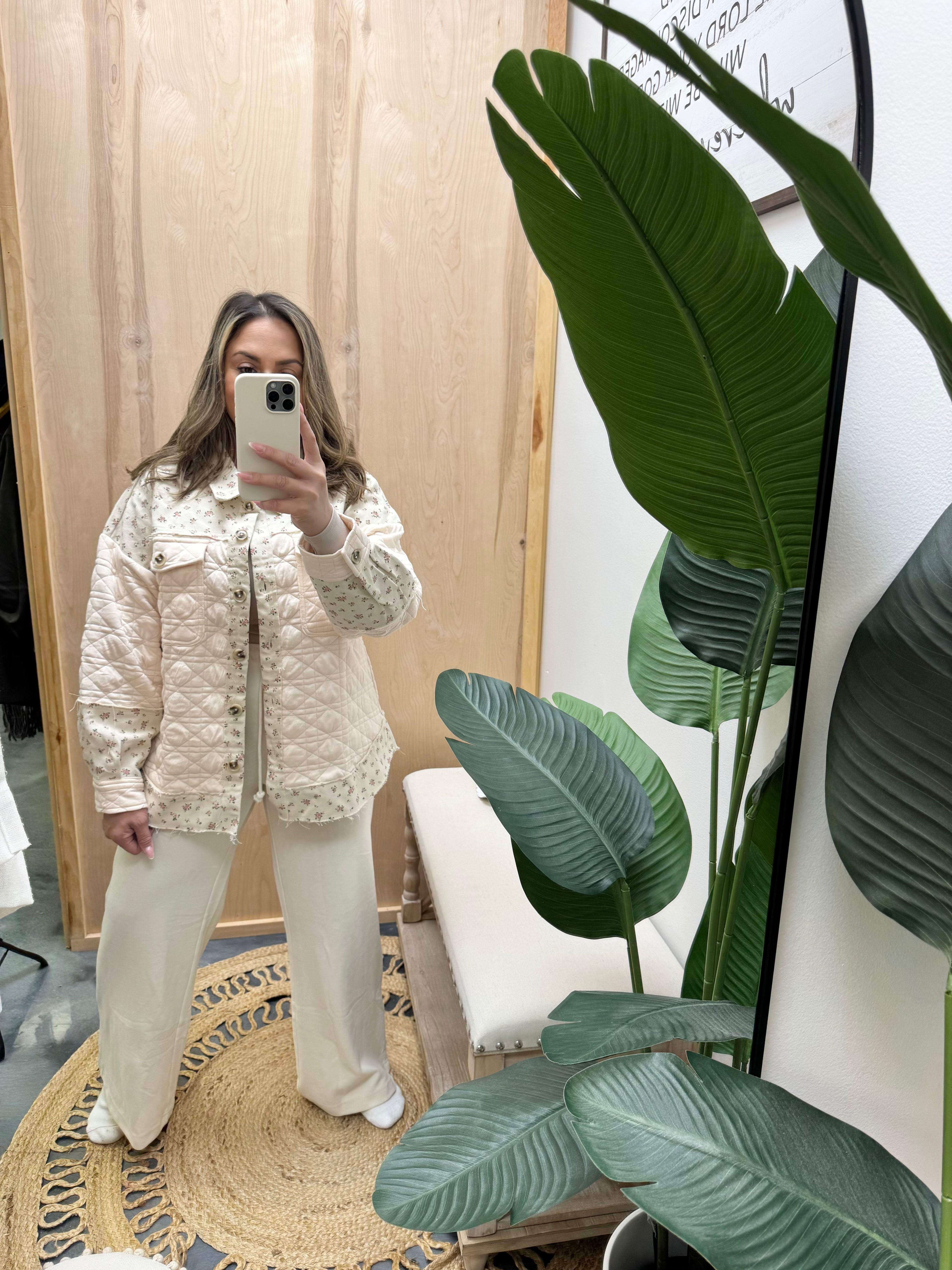 Quilted Blush Jacket