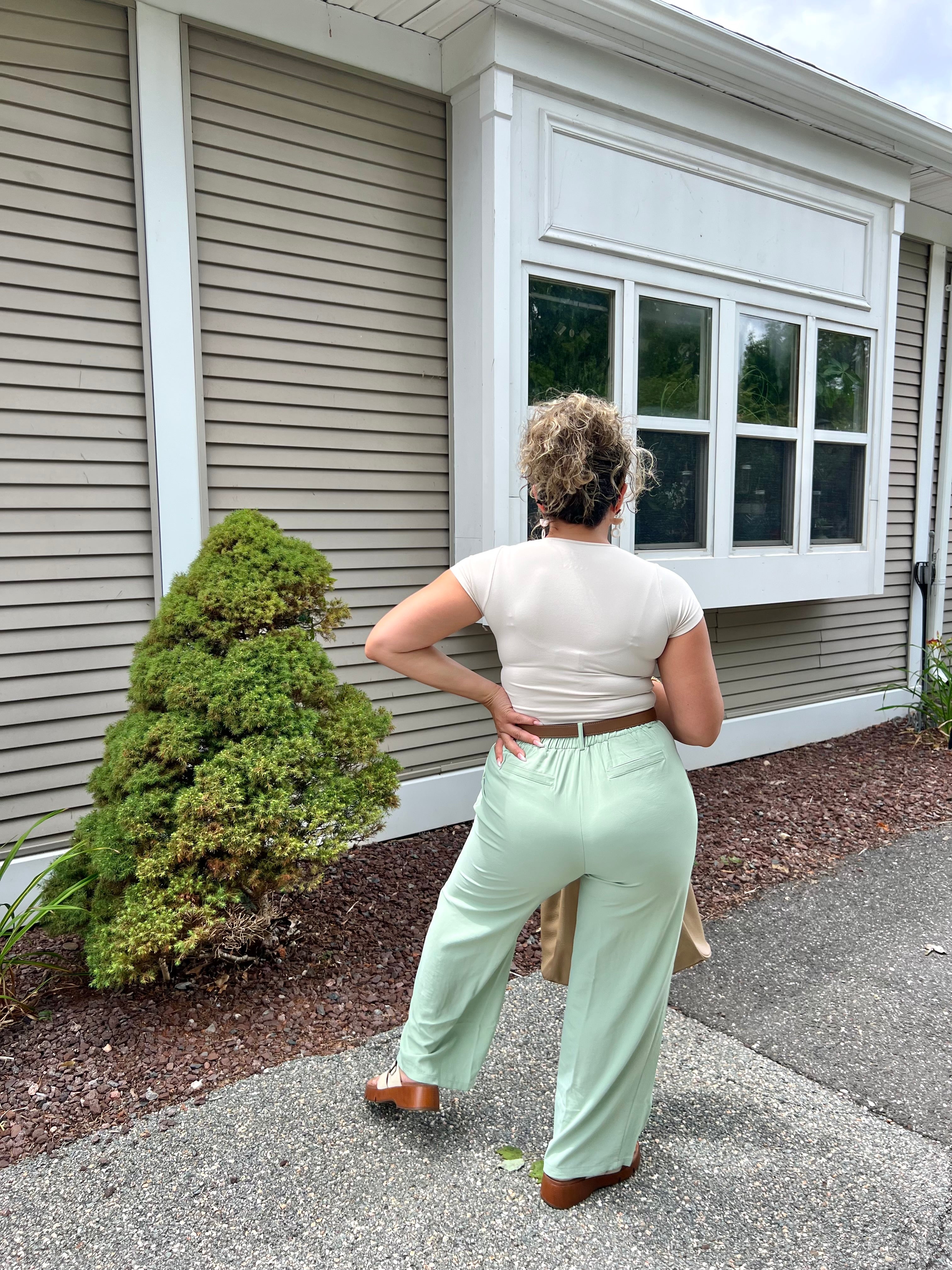 Casual Button Trousers