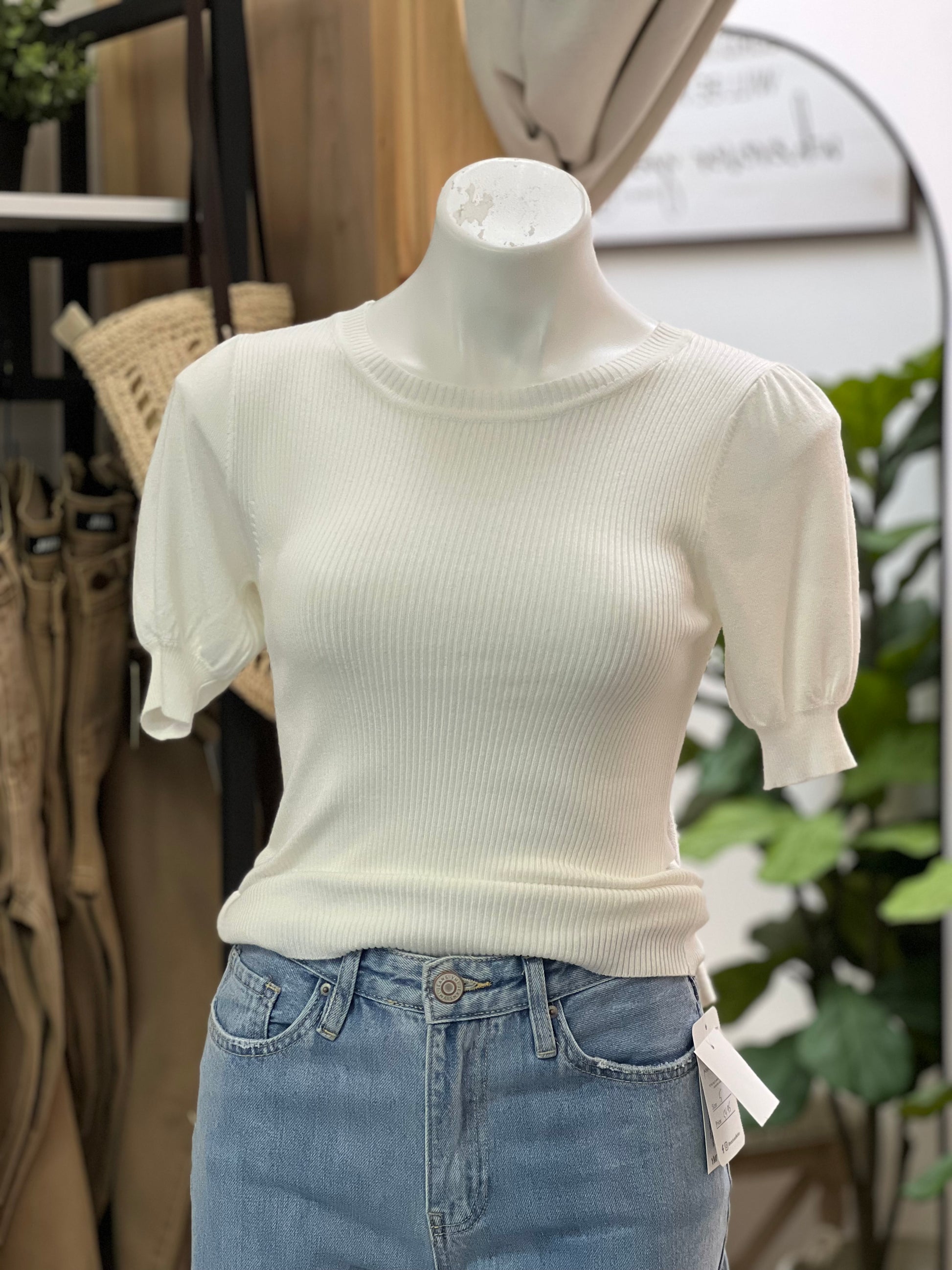 Ivory Puff Top