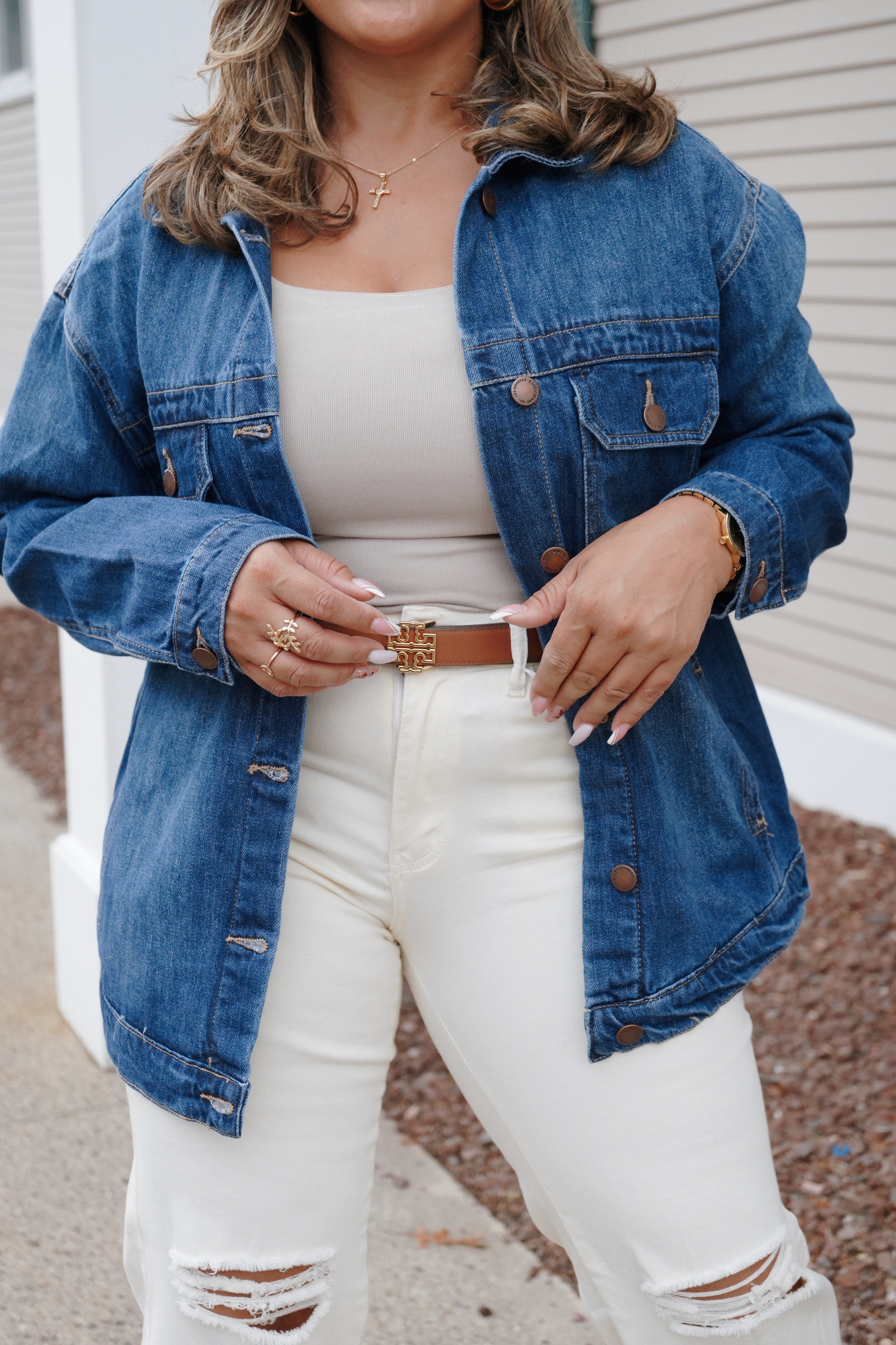 Risen Oversized Denim Jacket