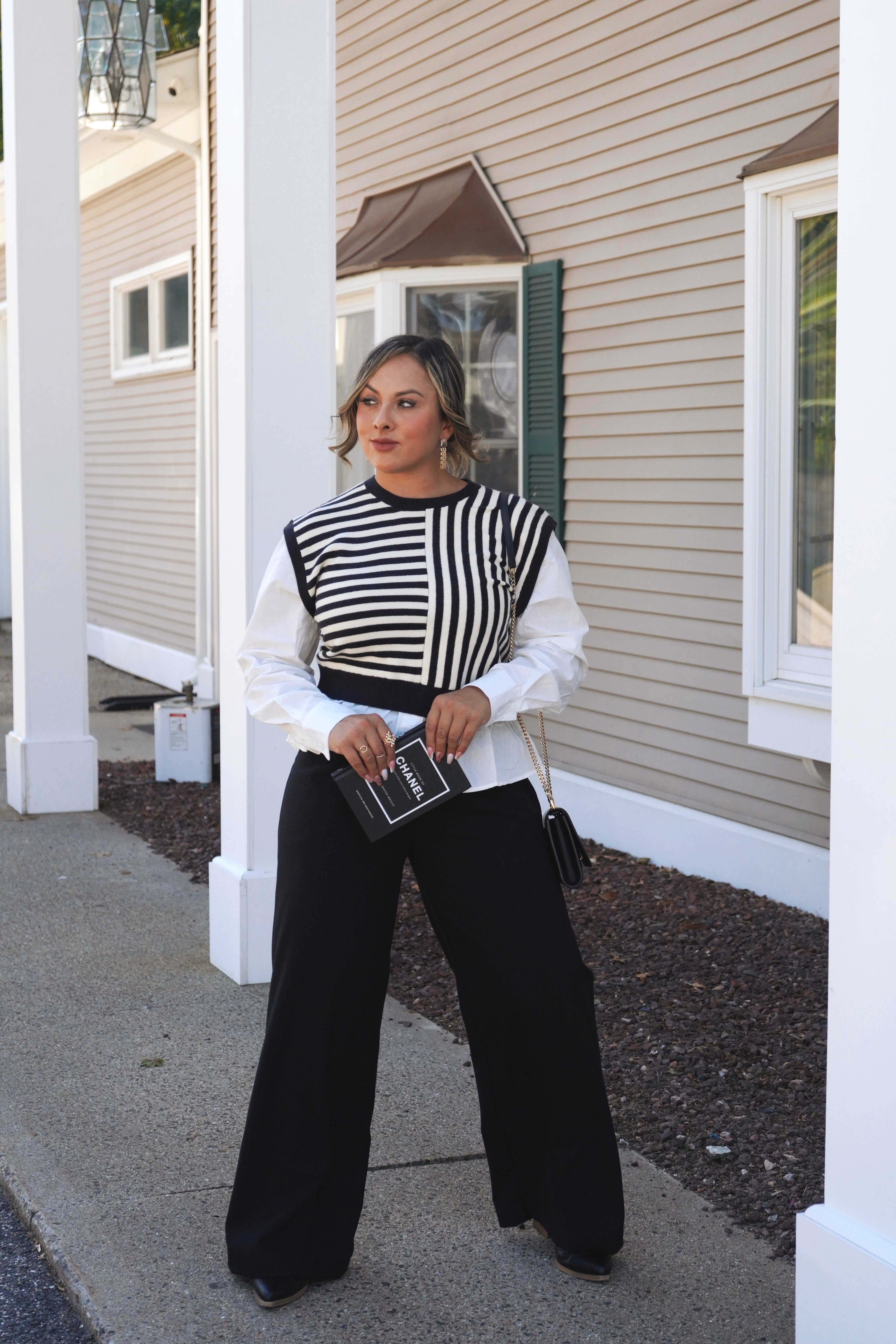 Striped Layered Sweater