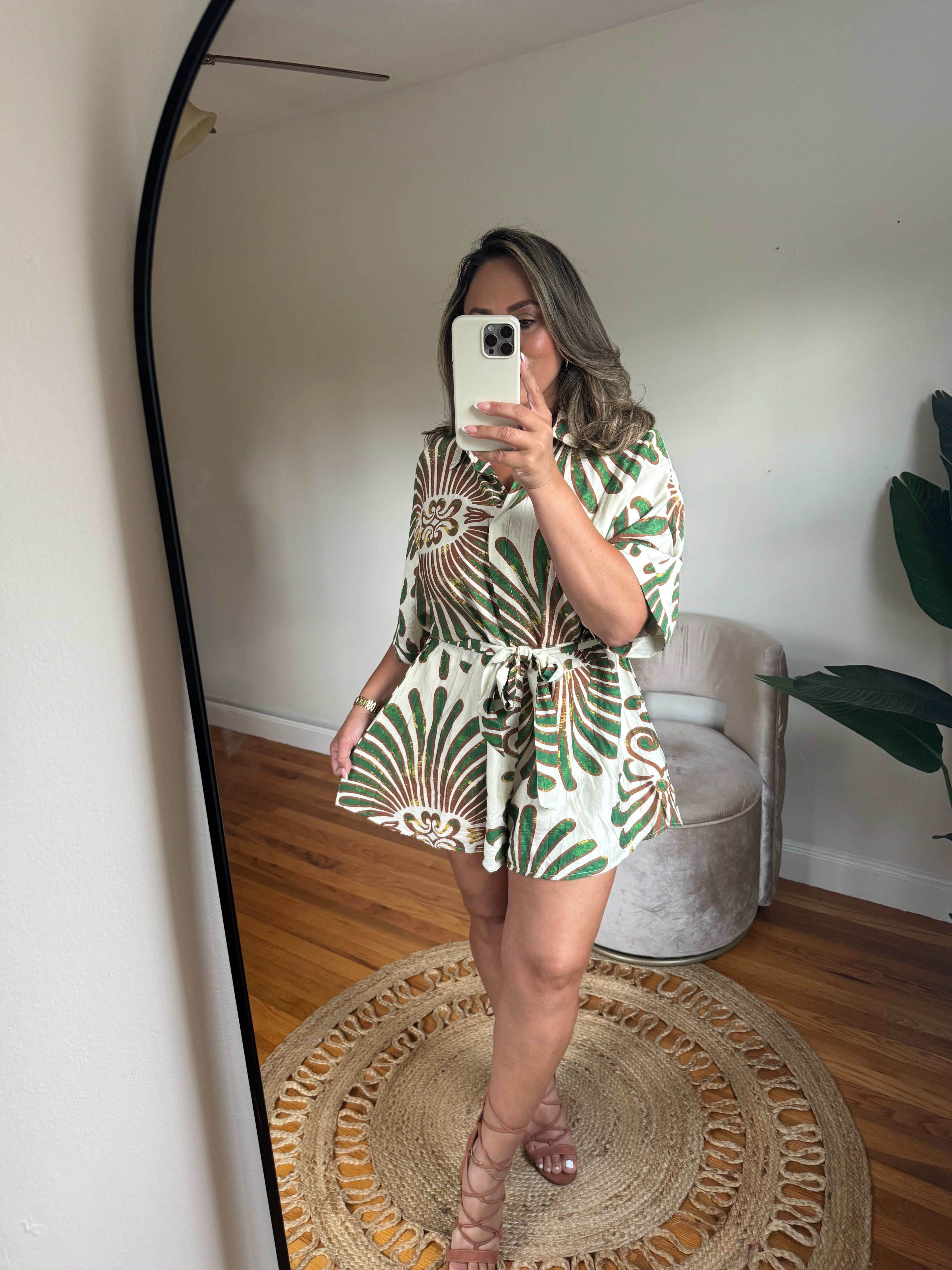Tropical Sunset Romper