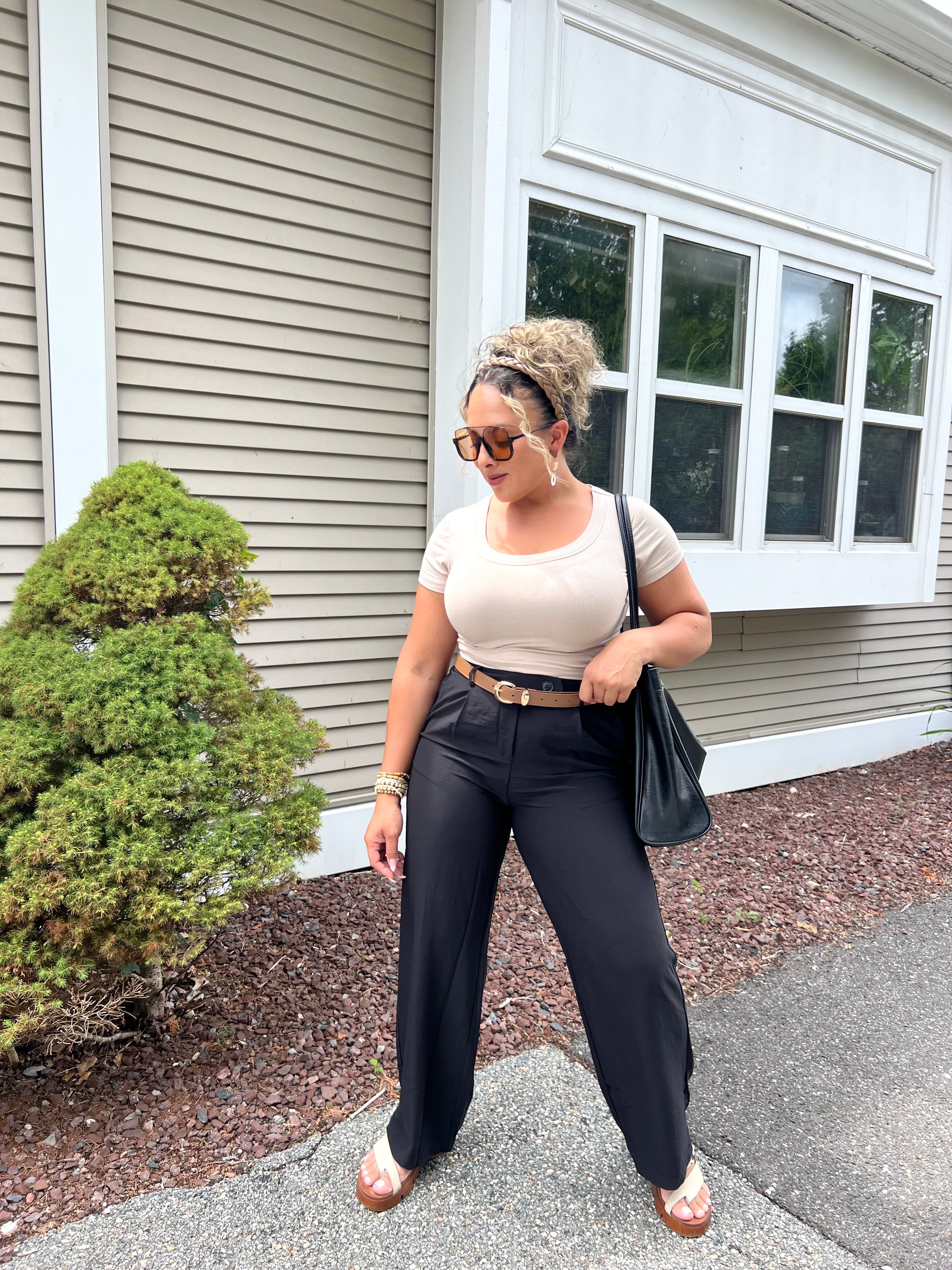 Casual Button Trousers