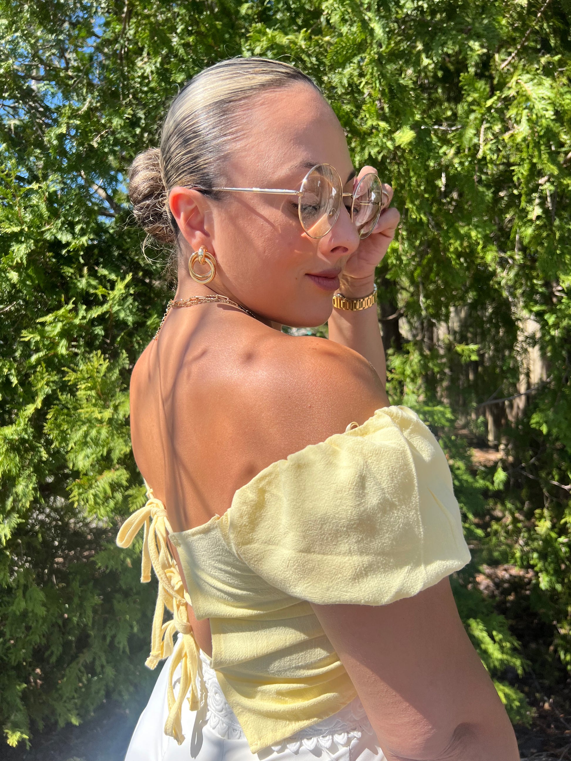 Iris Puff Sleeve Top