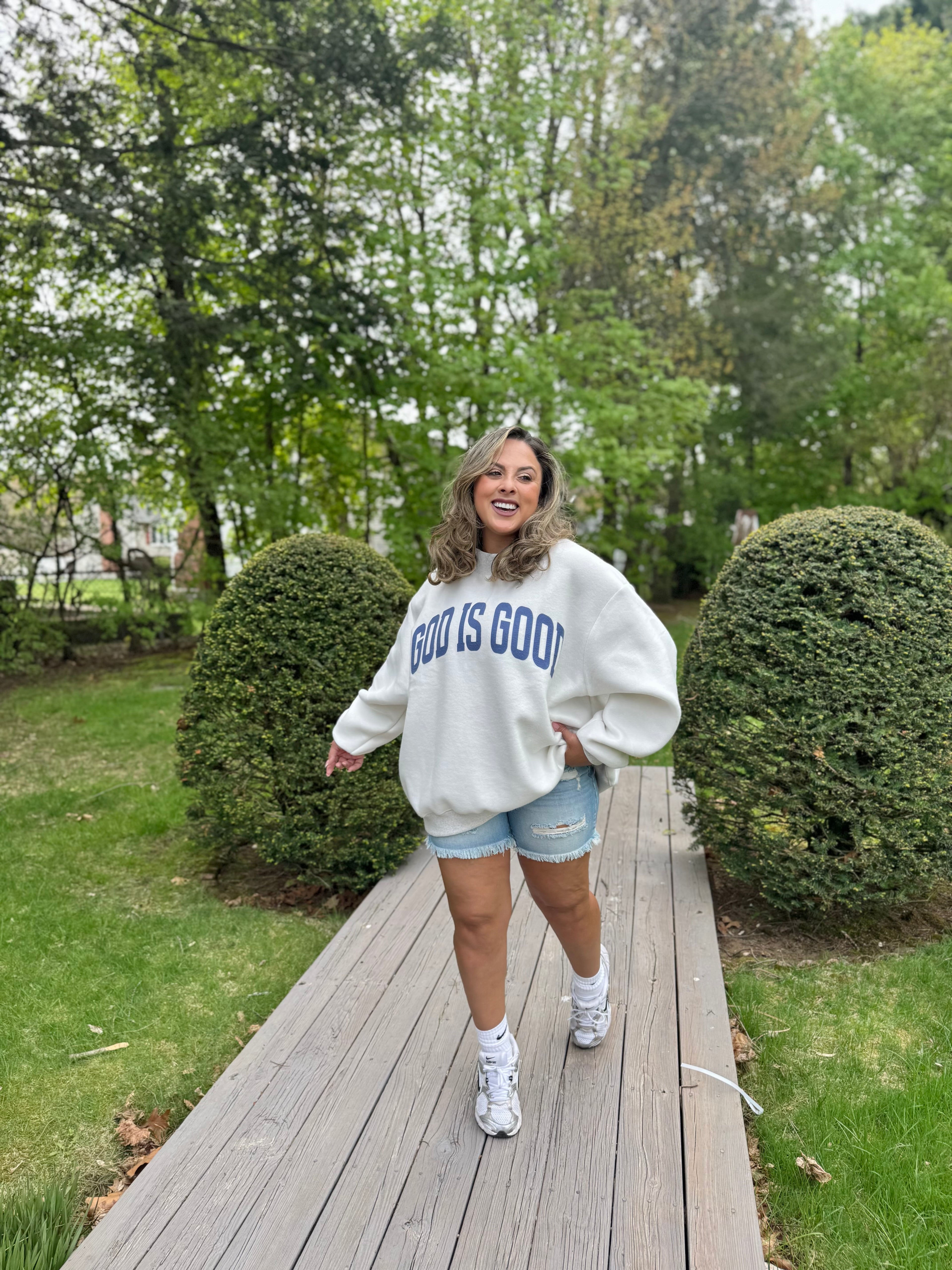 JESUS Reversible Mock Sweater