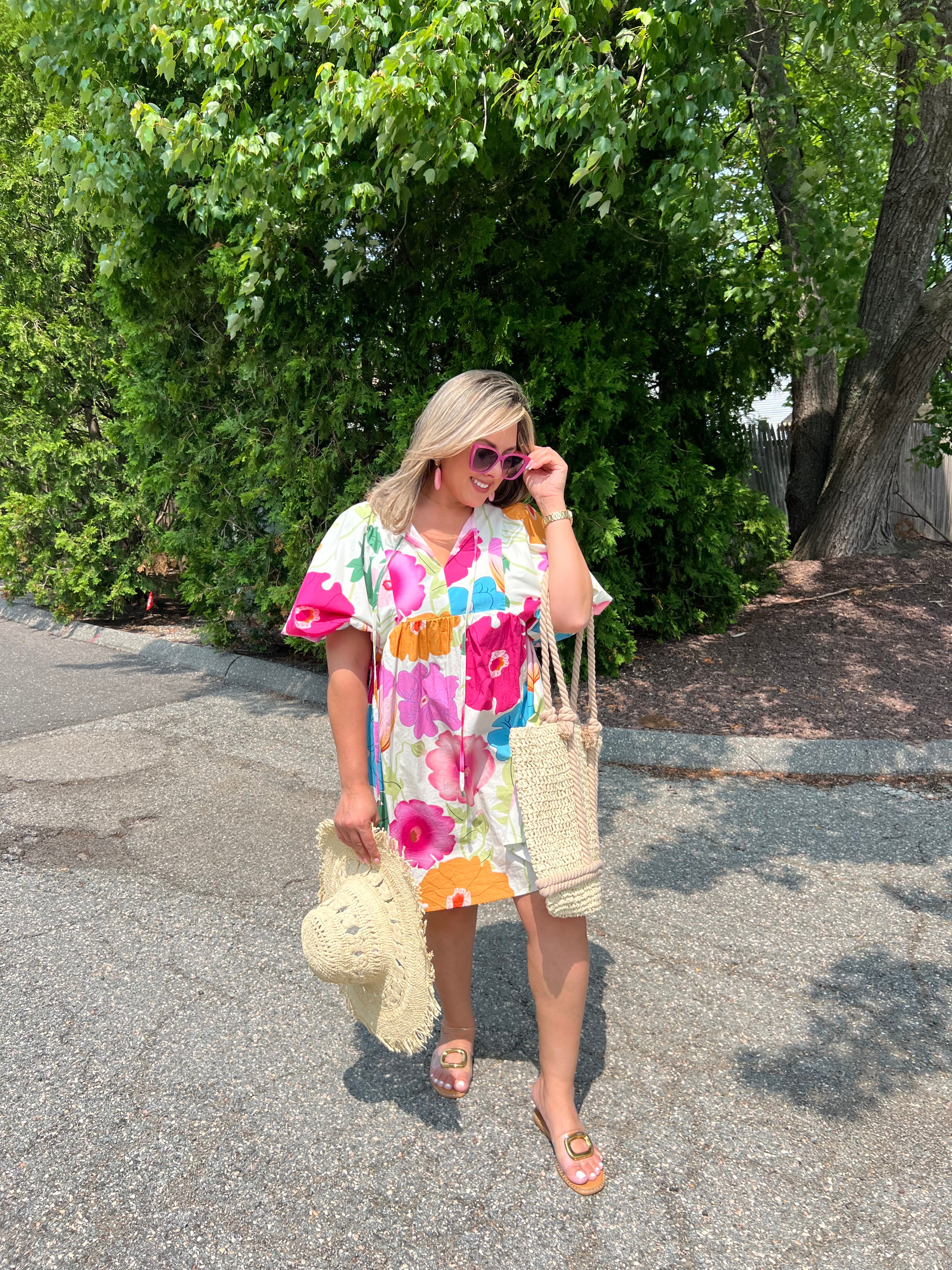 Floral Babydoll Dress