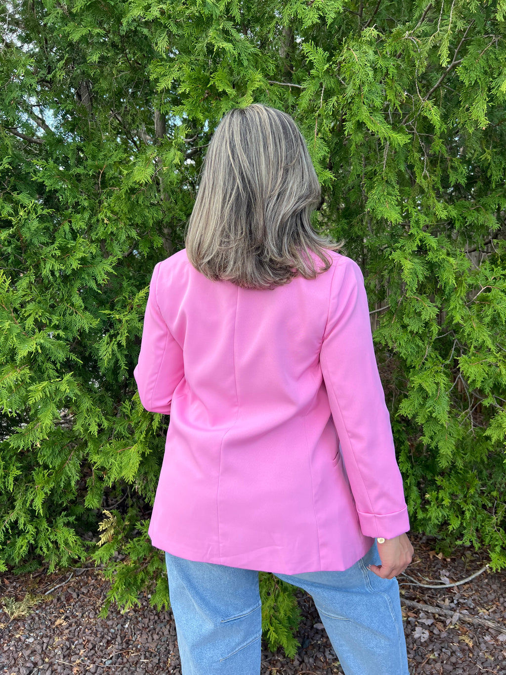 Zenana Pink Blazer