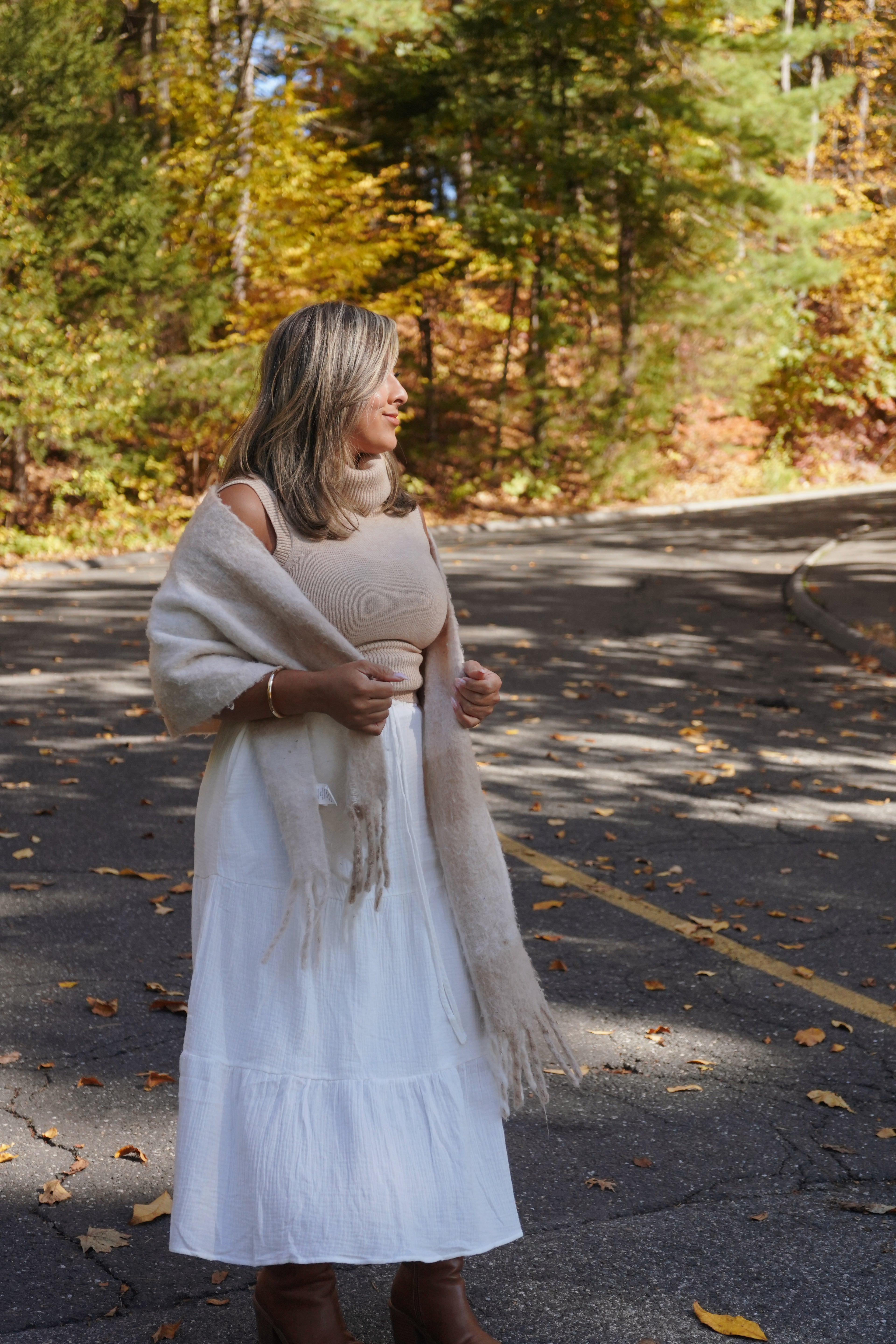 Knit Sleeveless Turtleneck