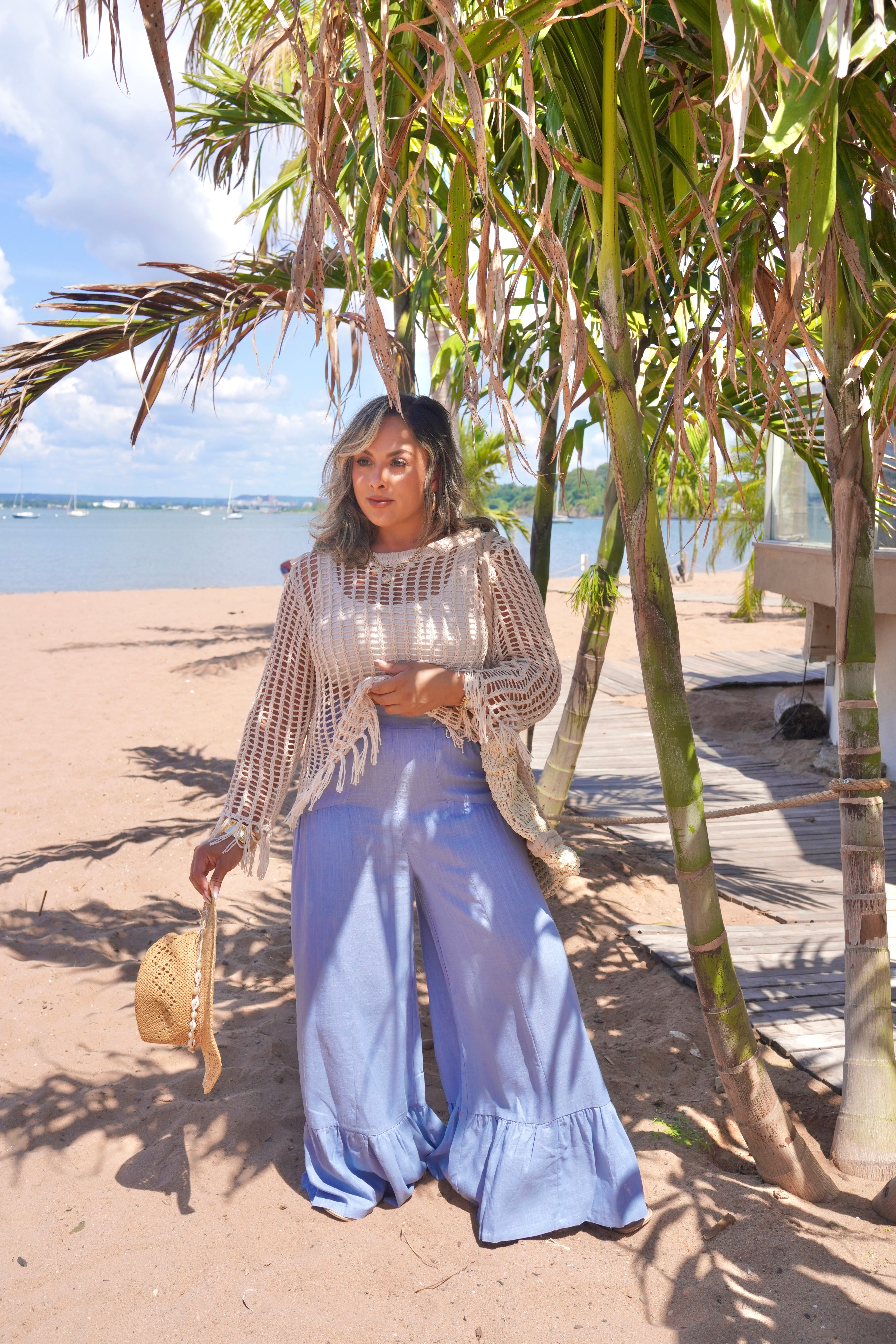 Wide Leg Linen Pants