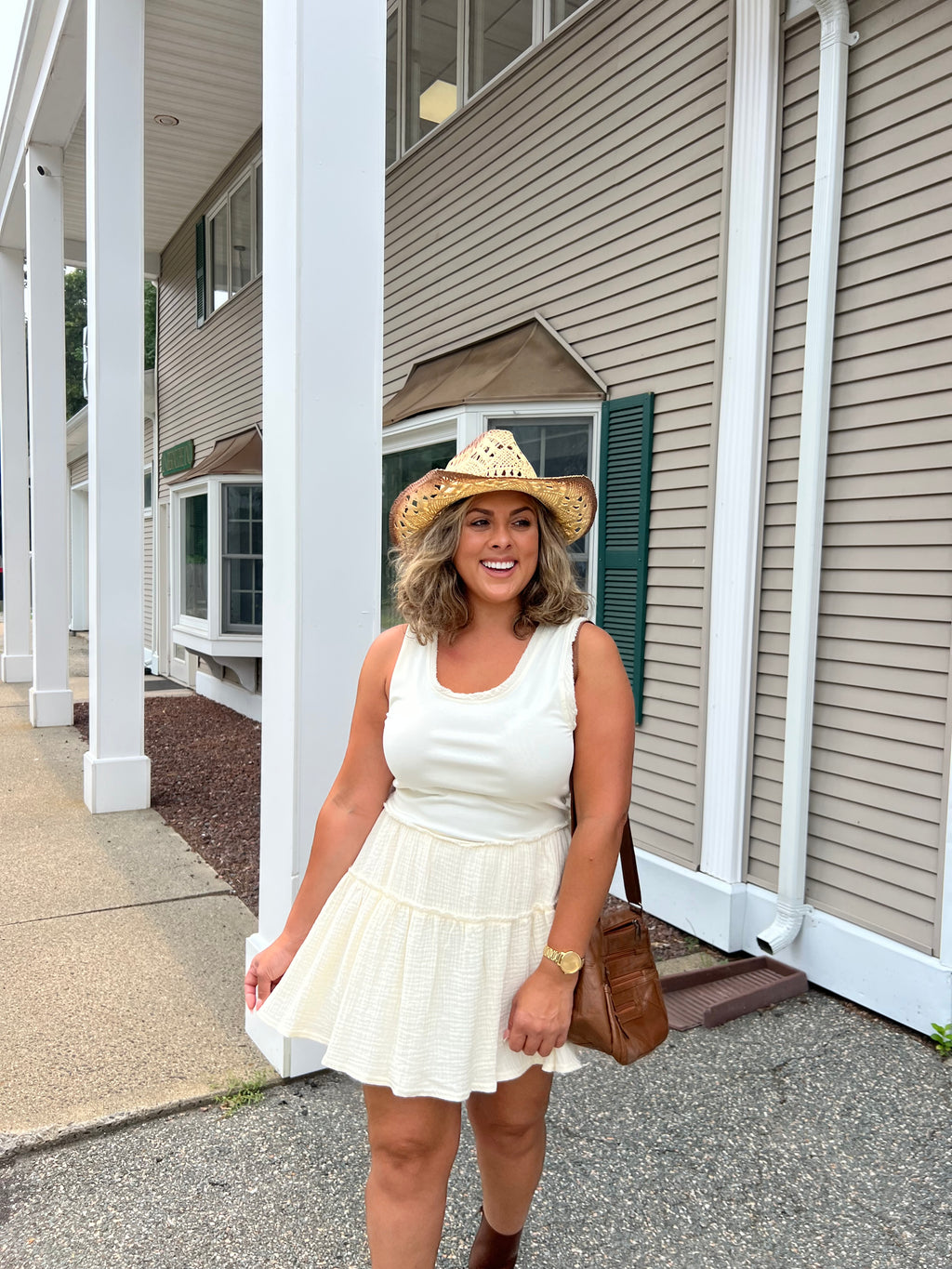 Casual Ruffle Mini Dress