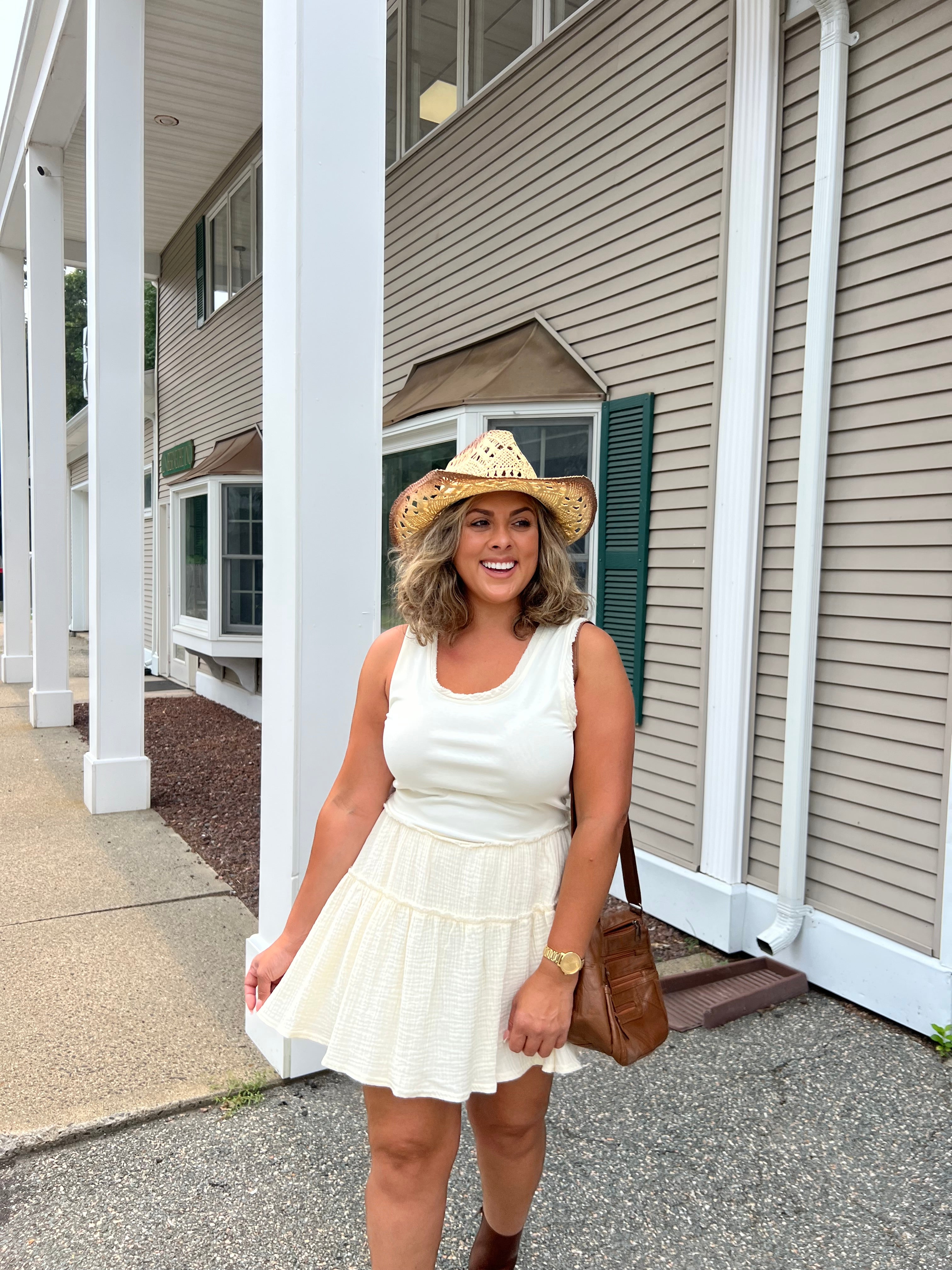 Casual Ruffle Mini Dress