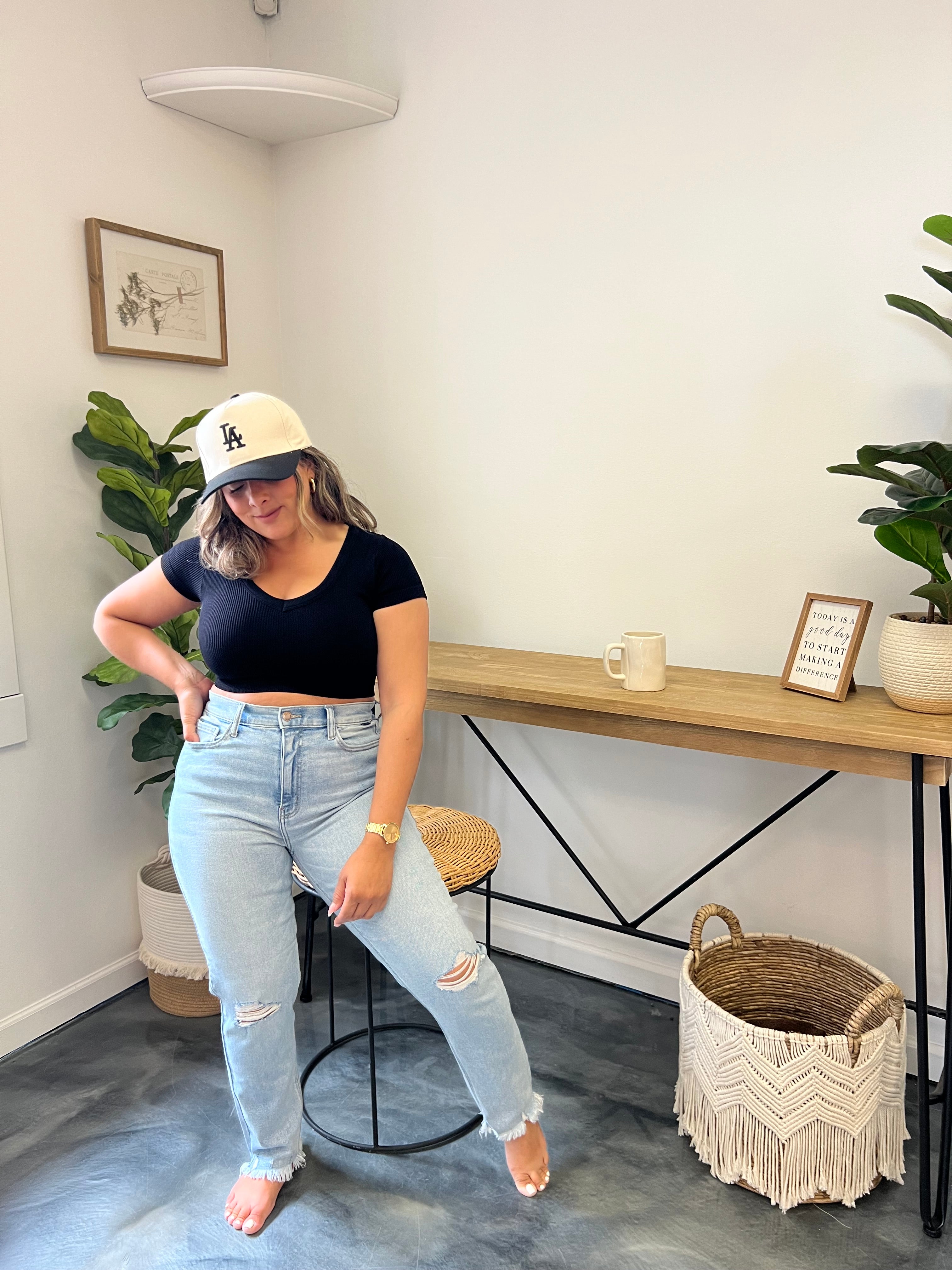 High Rise Mom Jean