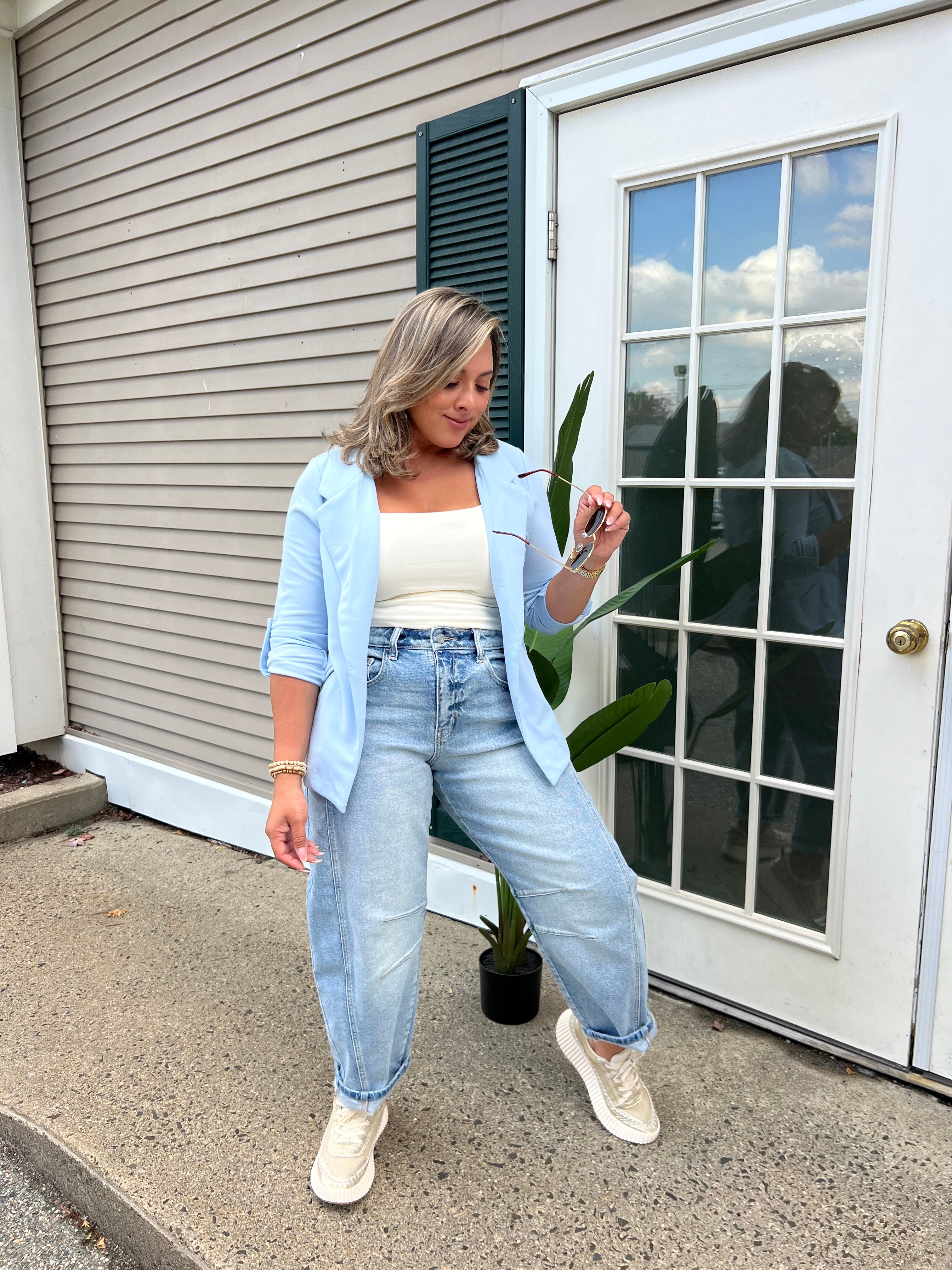 Haute Monde Blue Blazer