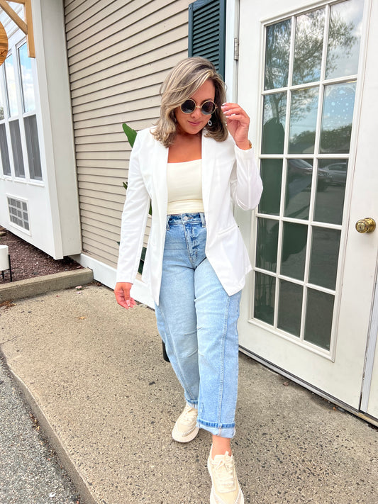 Blashe White Blazer