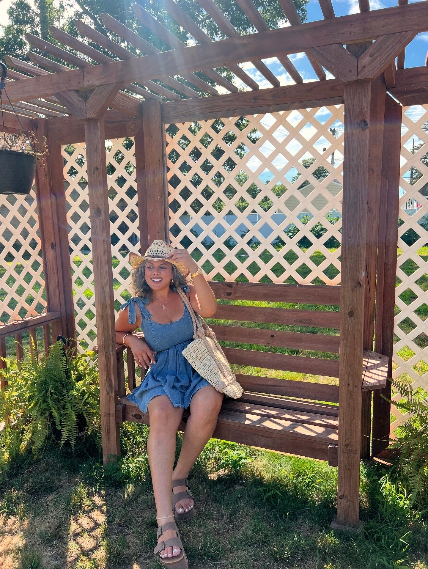 Denim Romper