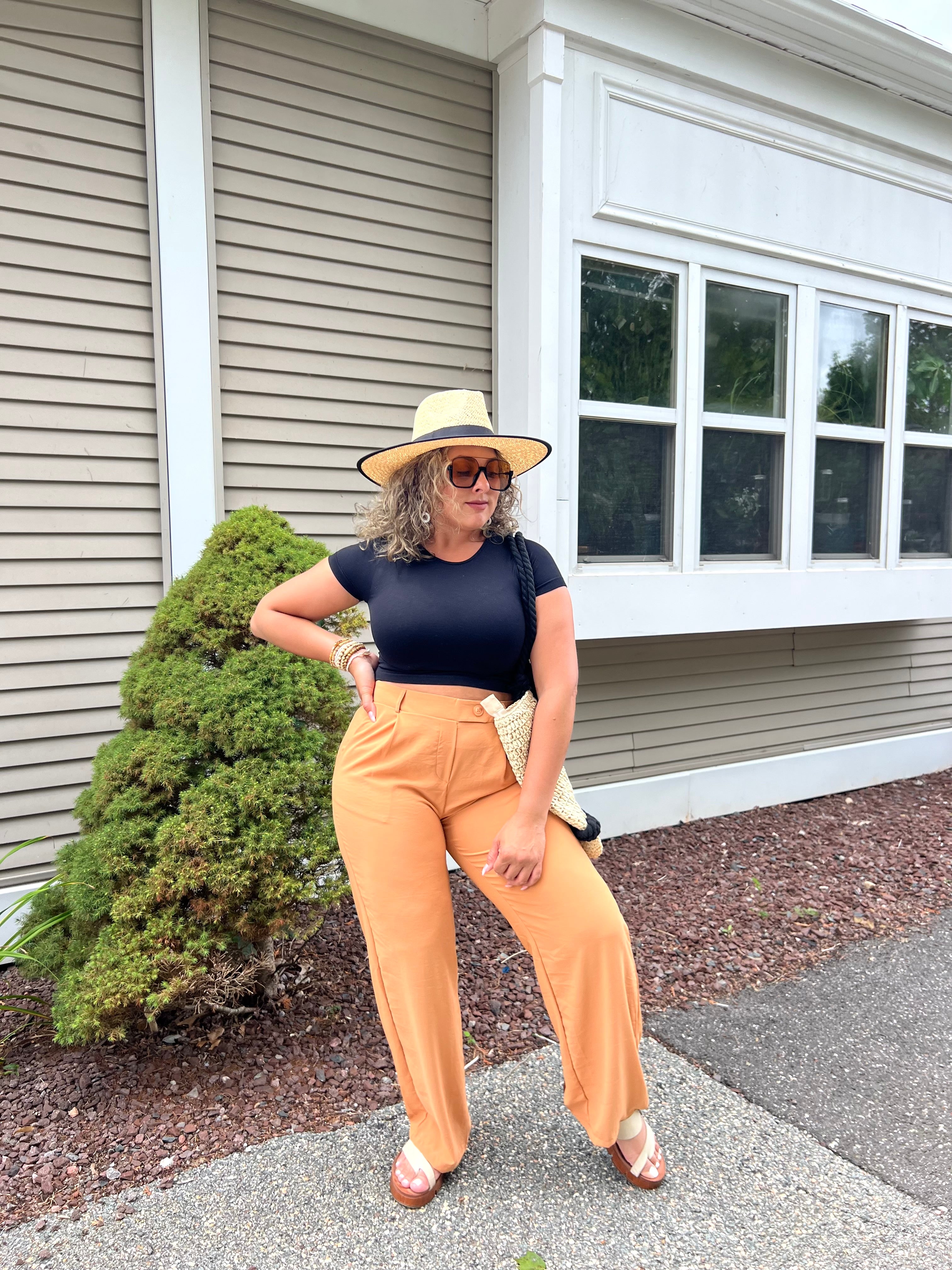 Casual Button Trousers