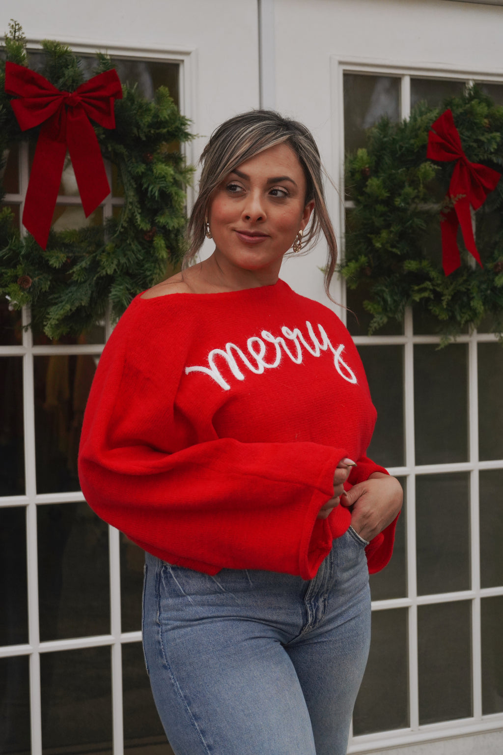 Merry Tinsel Sweater