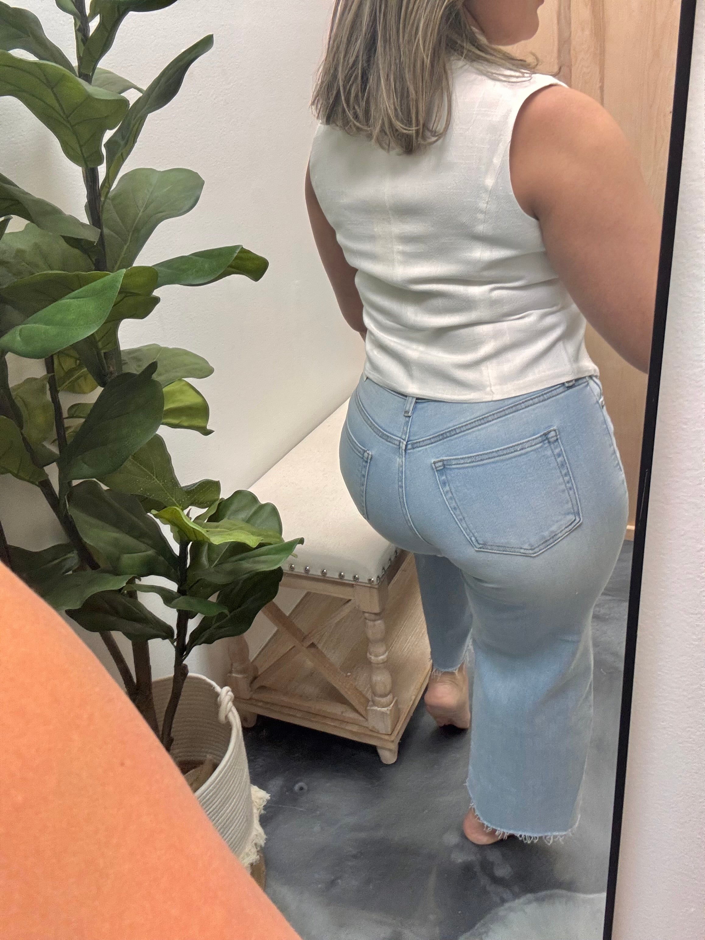 Hug Me Wide Leg Jeans