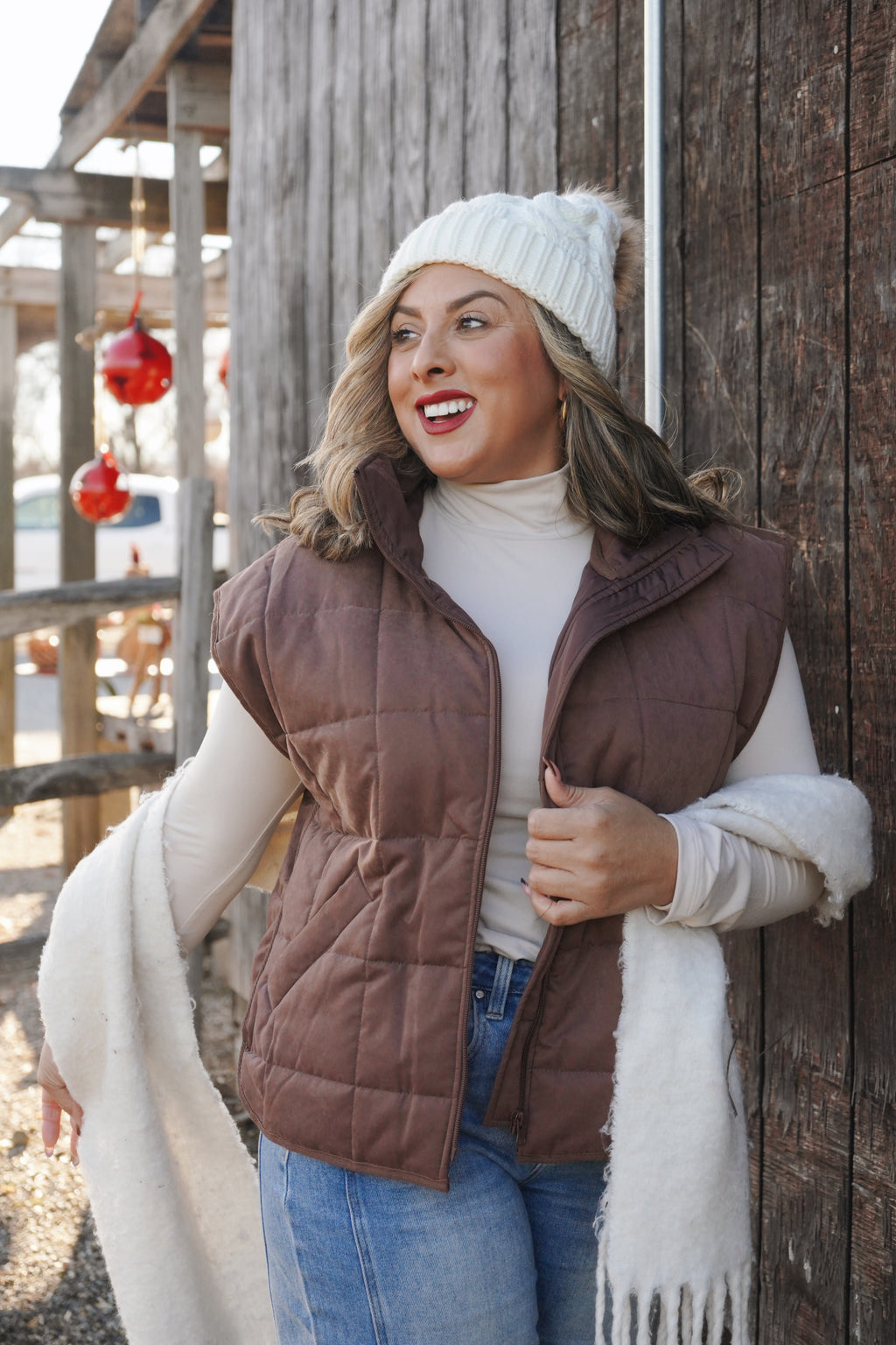 Classic Brown Puffer Vest