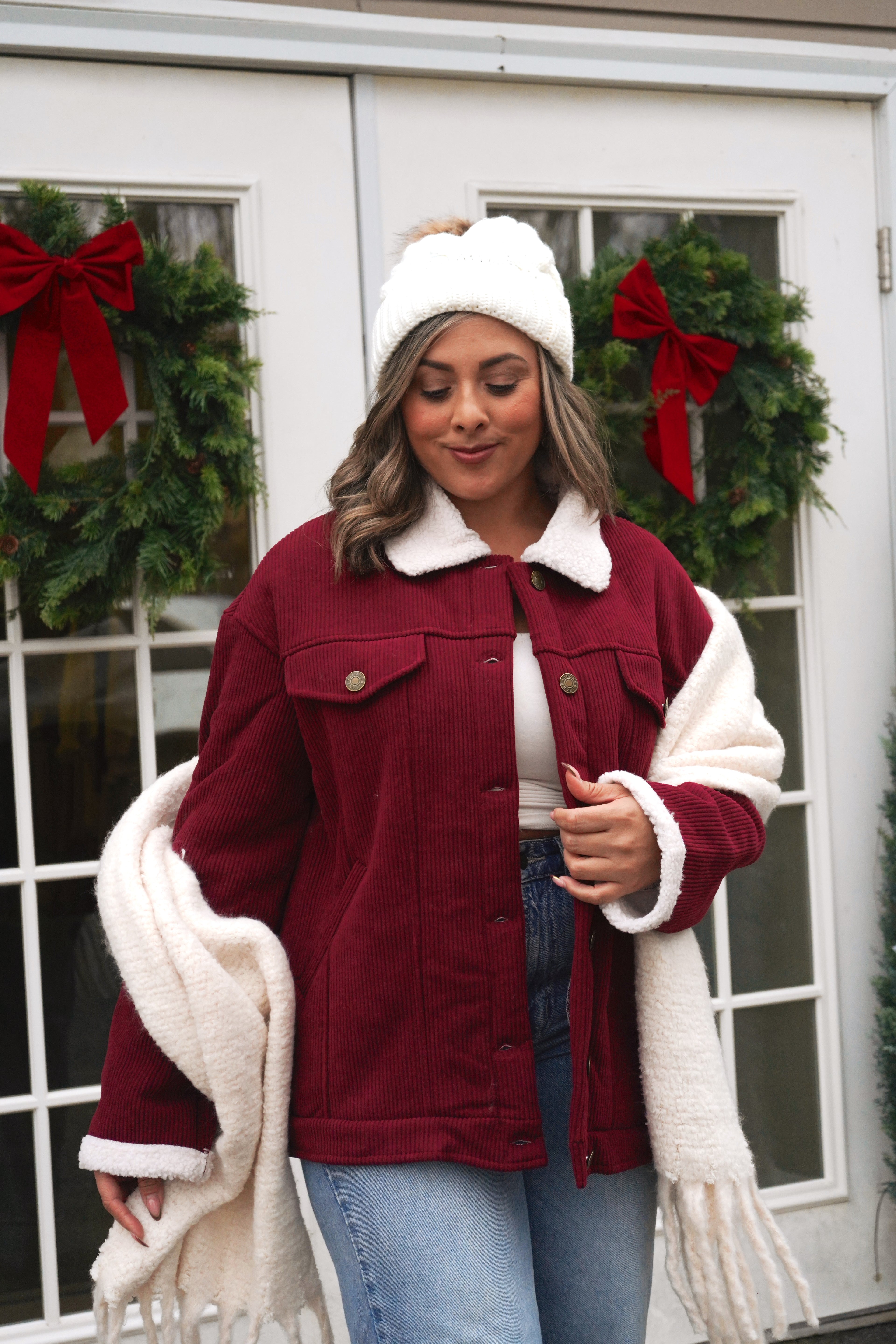 Burgundy Winter Jacket