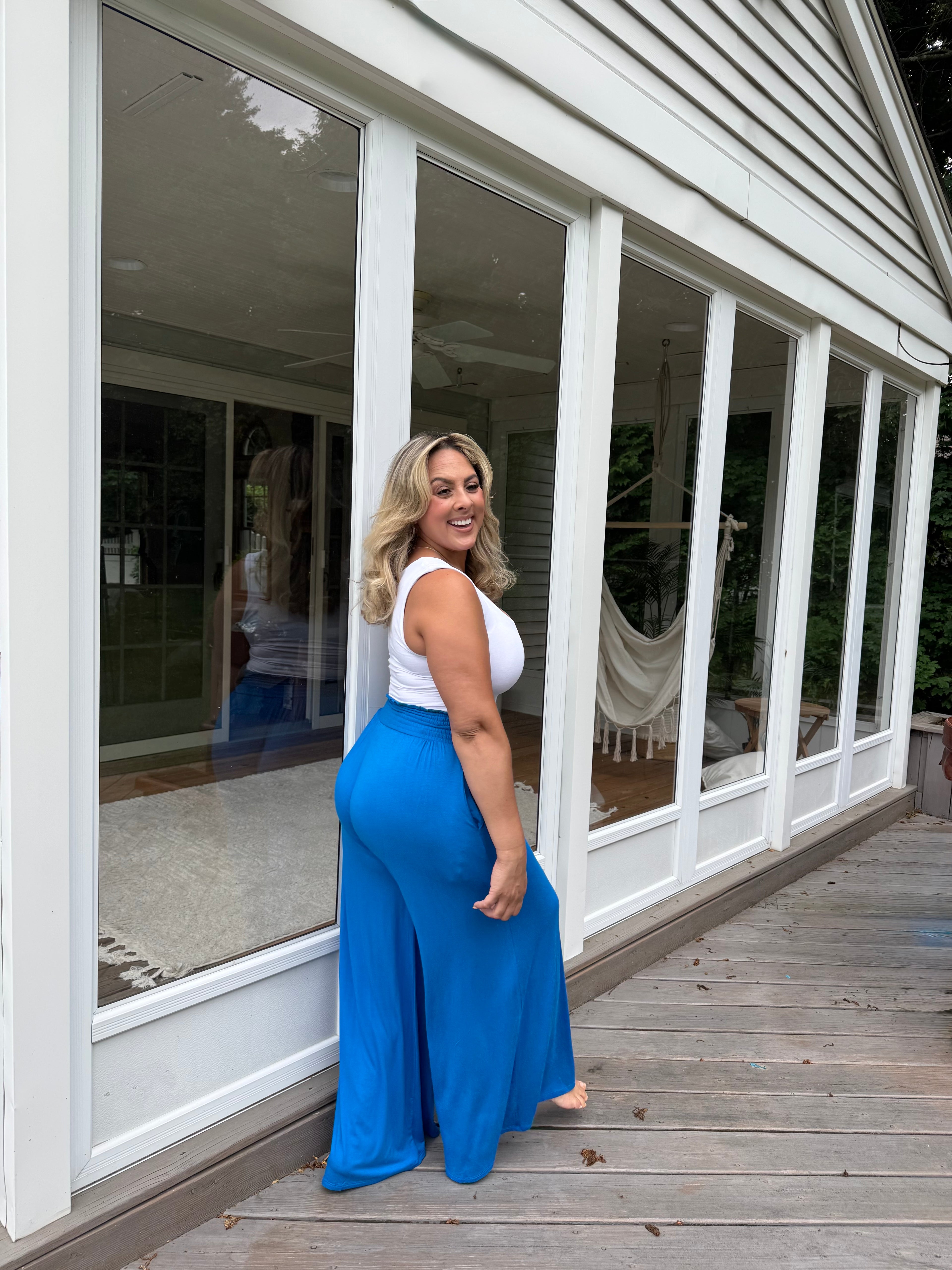 Classic Basic Wide Leg Pants