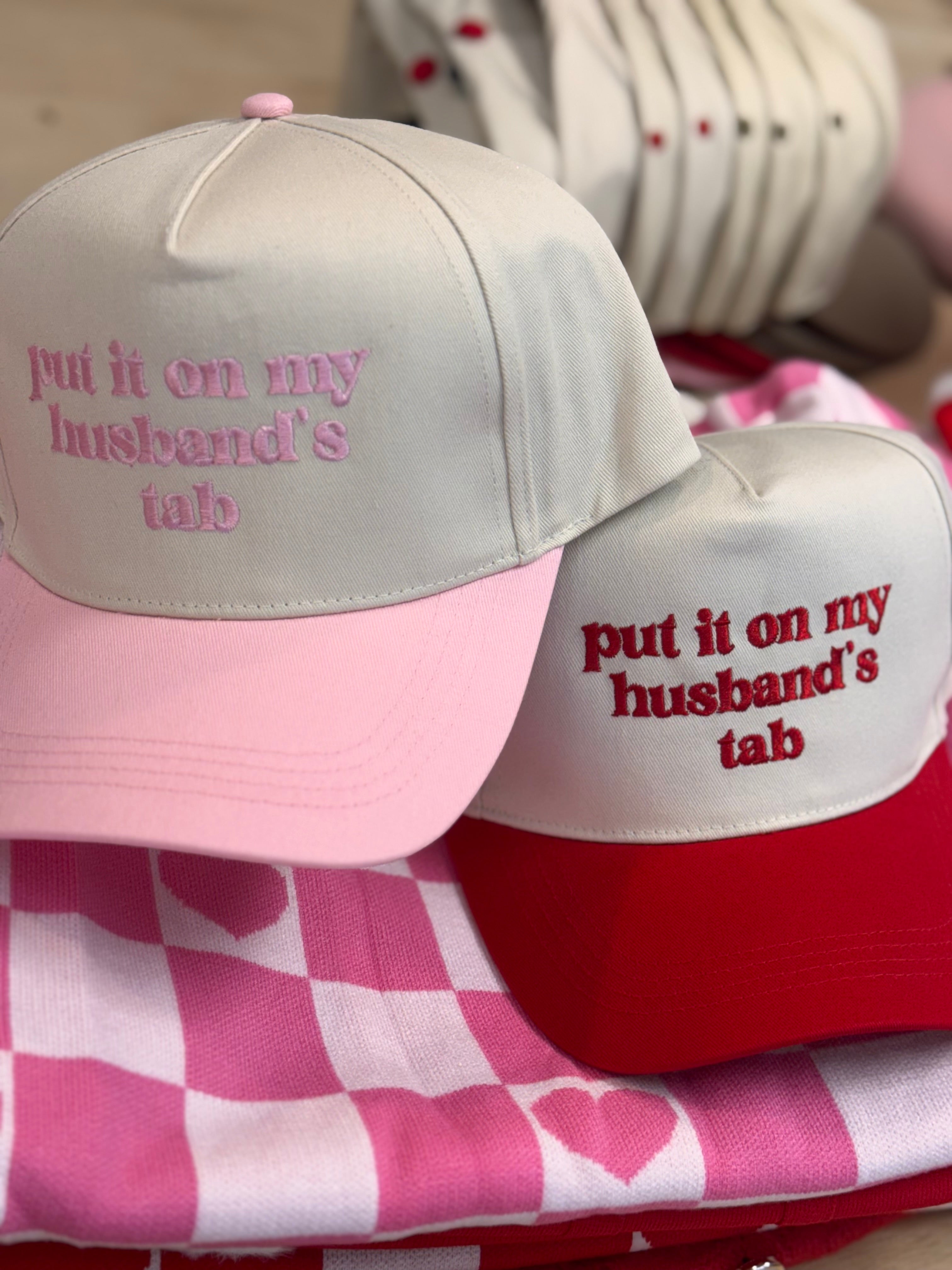 Put it on my Husbands Tab Cap