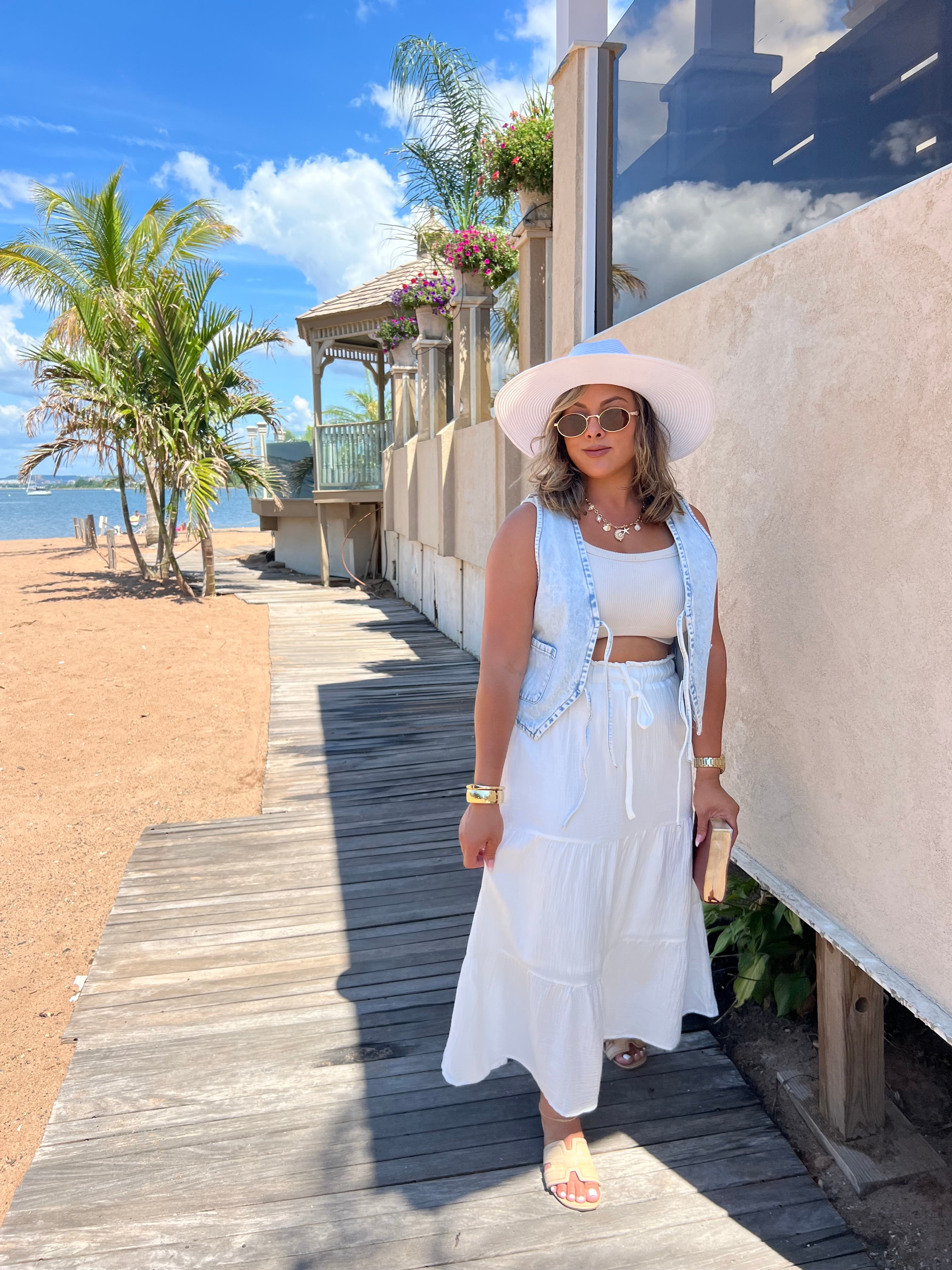 White Maxi Skirt