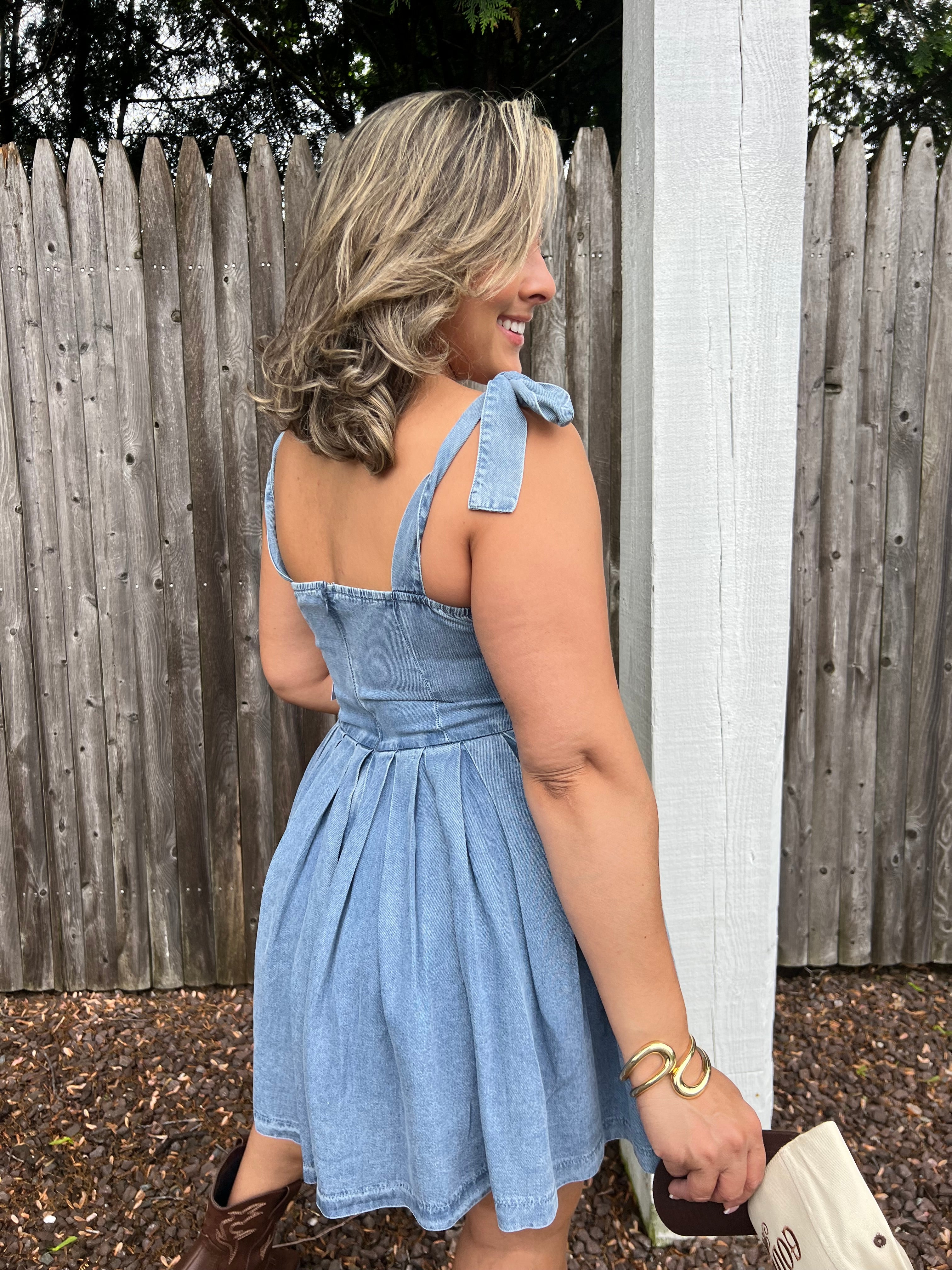 Denim Romper