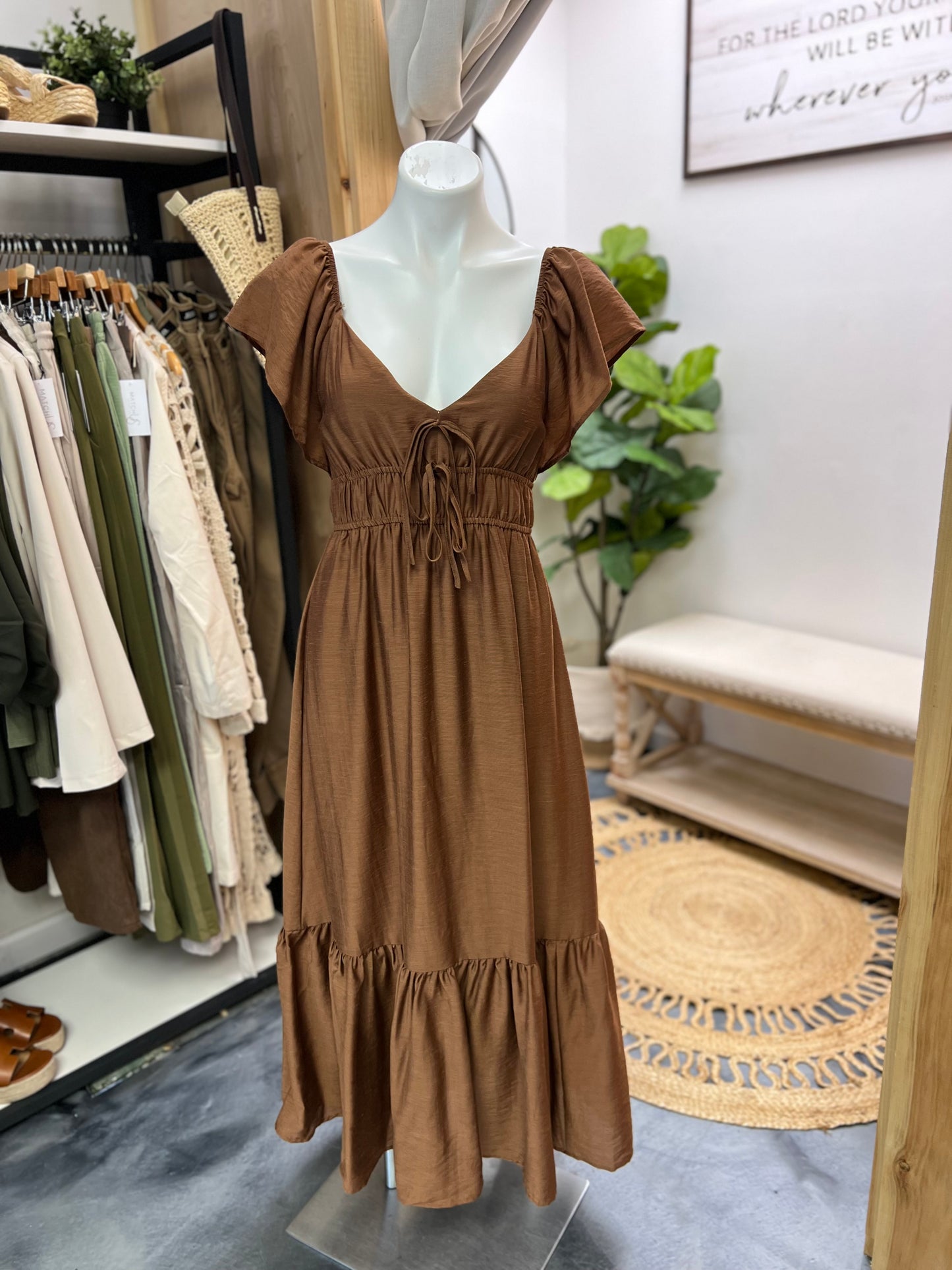 Brown Maxi Dress