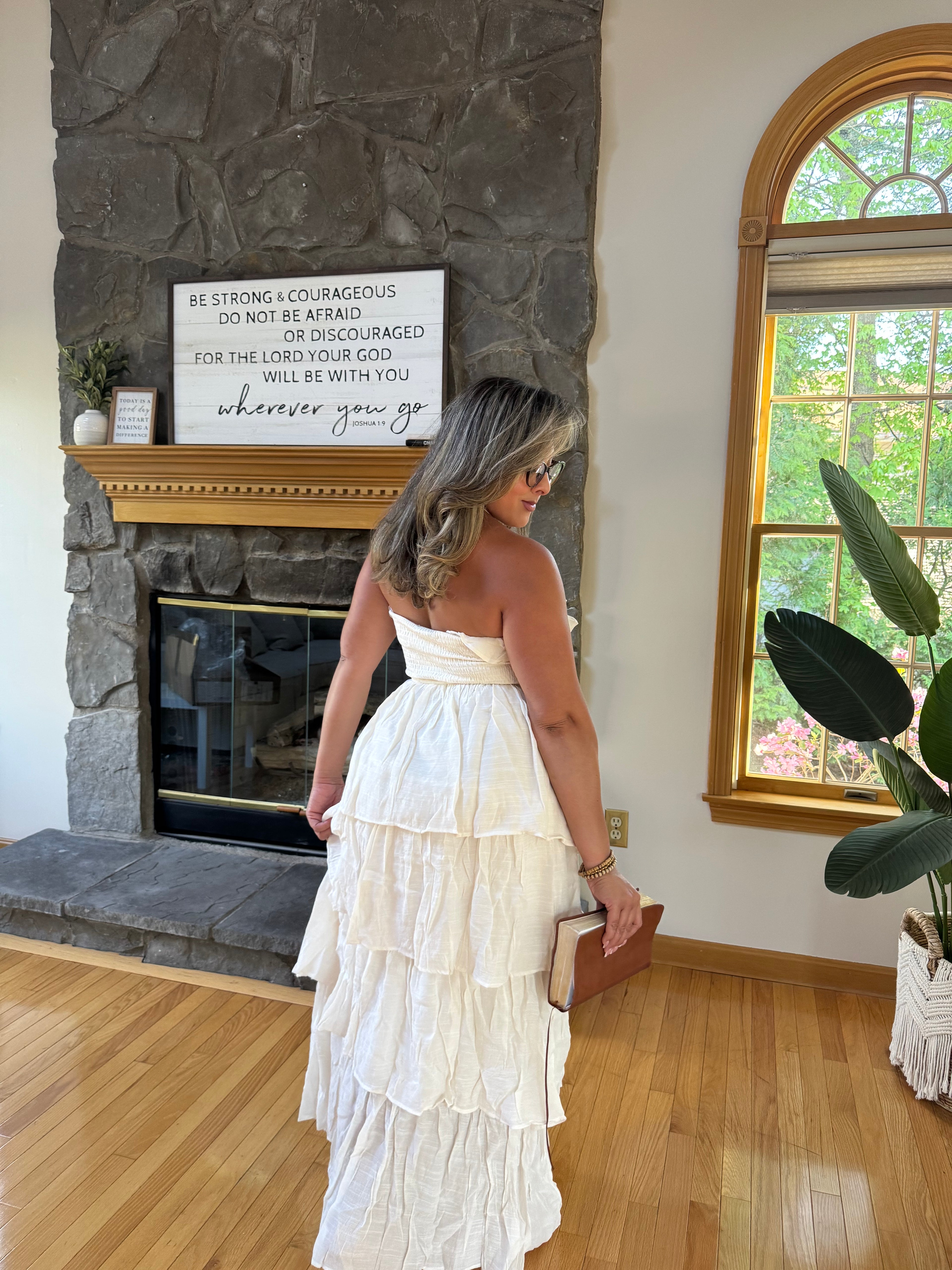 Blooming Ruffled Dress