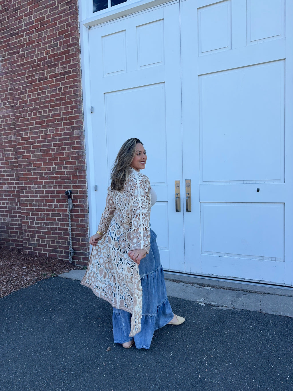 Caramel Multi Long Cardigan