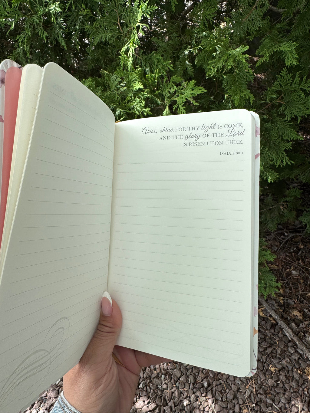 Pink Floral Prayer Journal