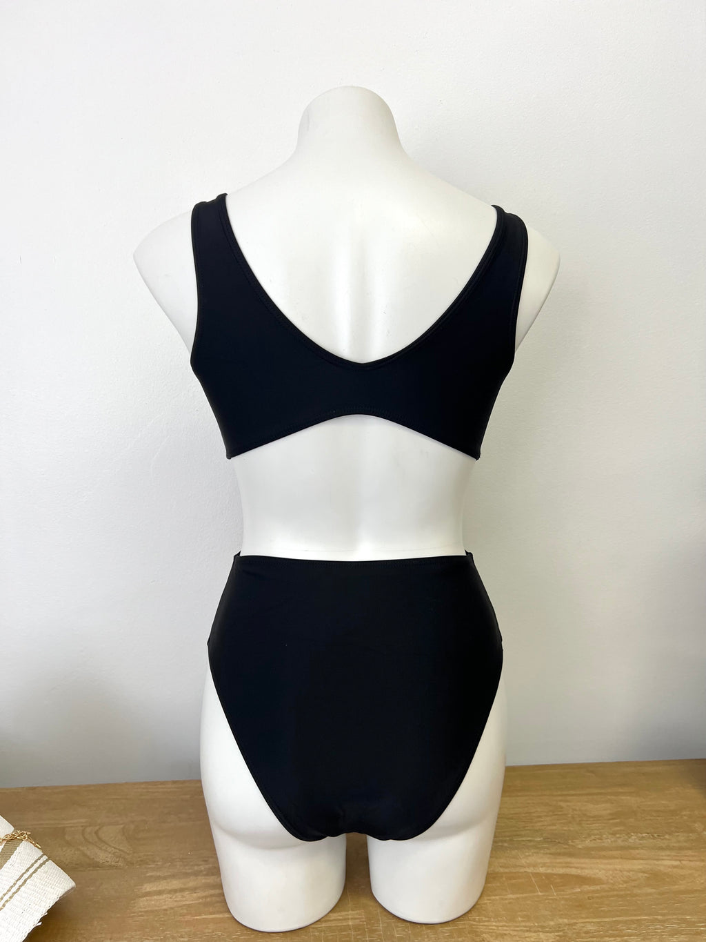 Black Split One Piece