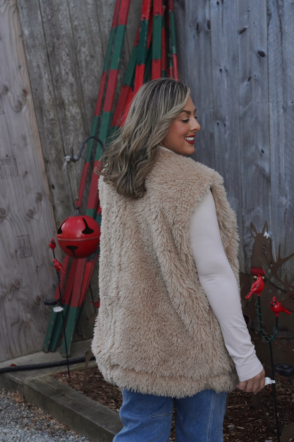 Oversized Fur Vest